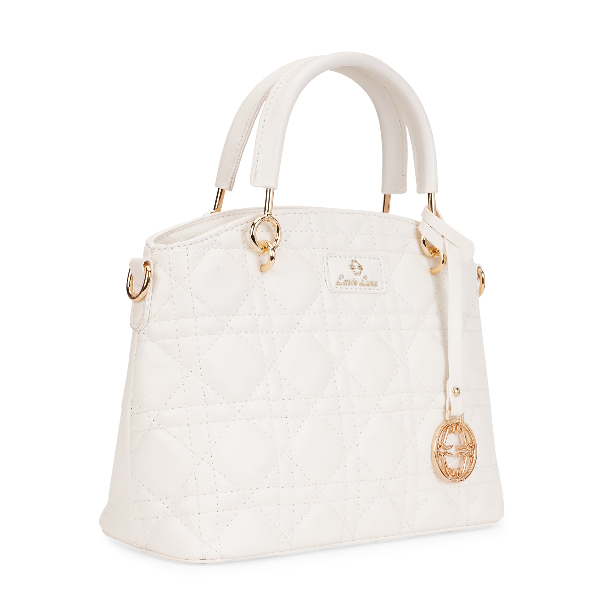 Lavie Luxe White Small Women's Babel Satchel Bag