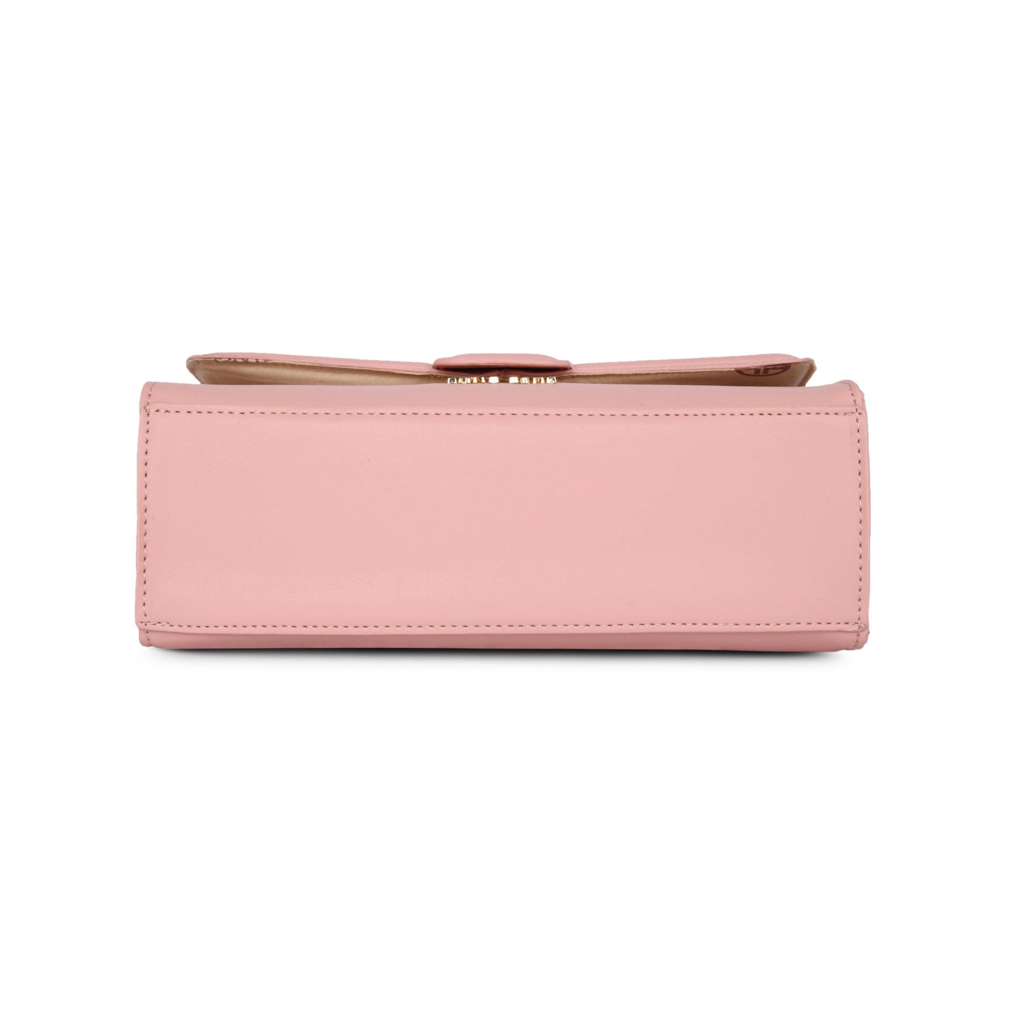 Lavie Luxe Light Pink Medium Women's Bubble Flap Satchel Bag