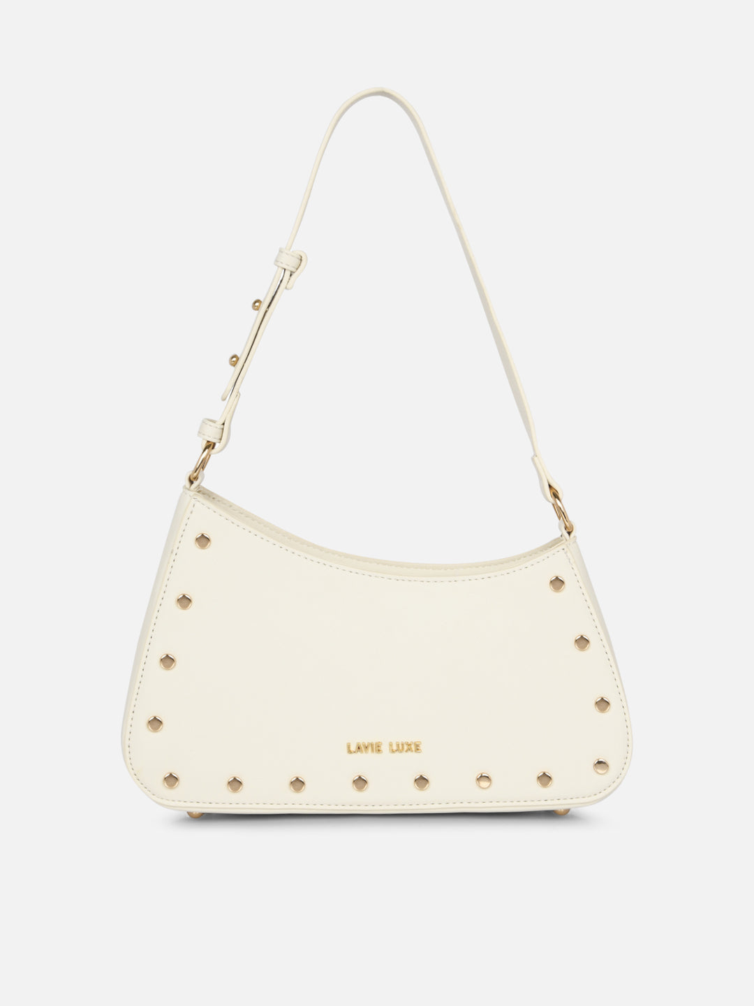 Stud Small Off White Handbag