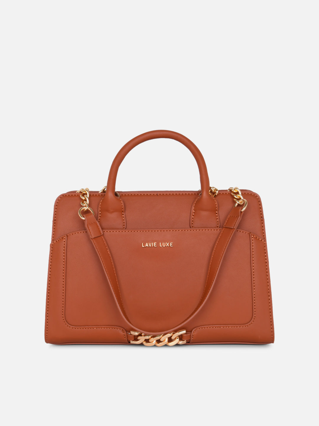 Chain Medium Tan Handbag
