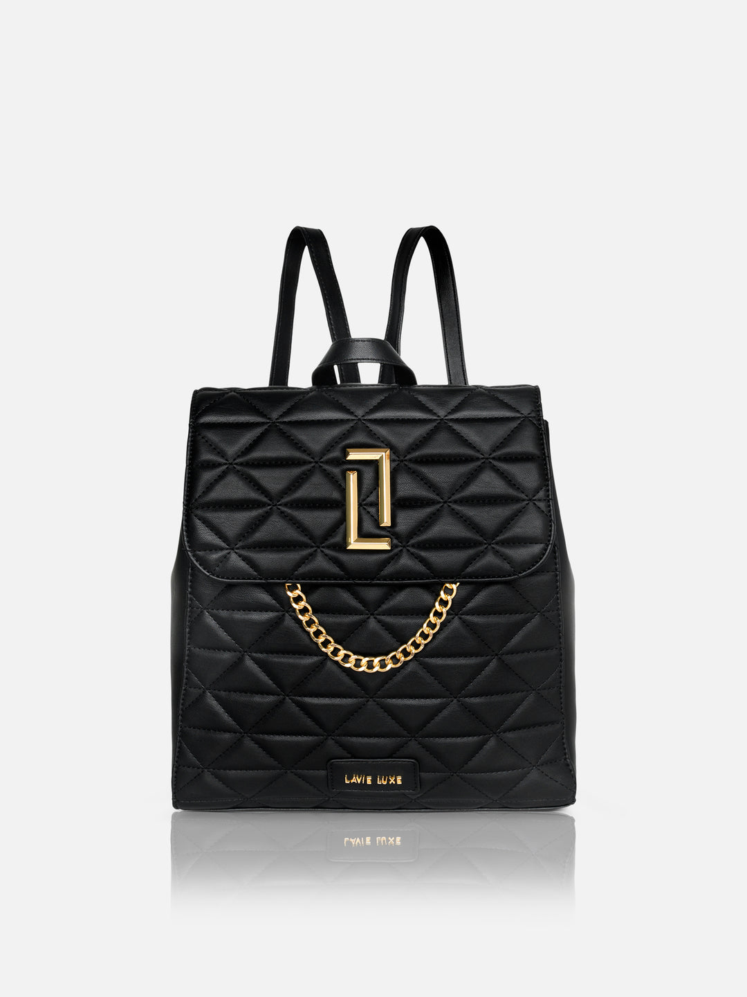 Casper Medium Black Fashion Backpack