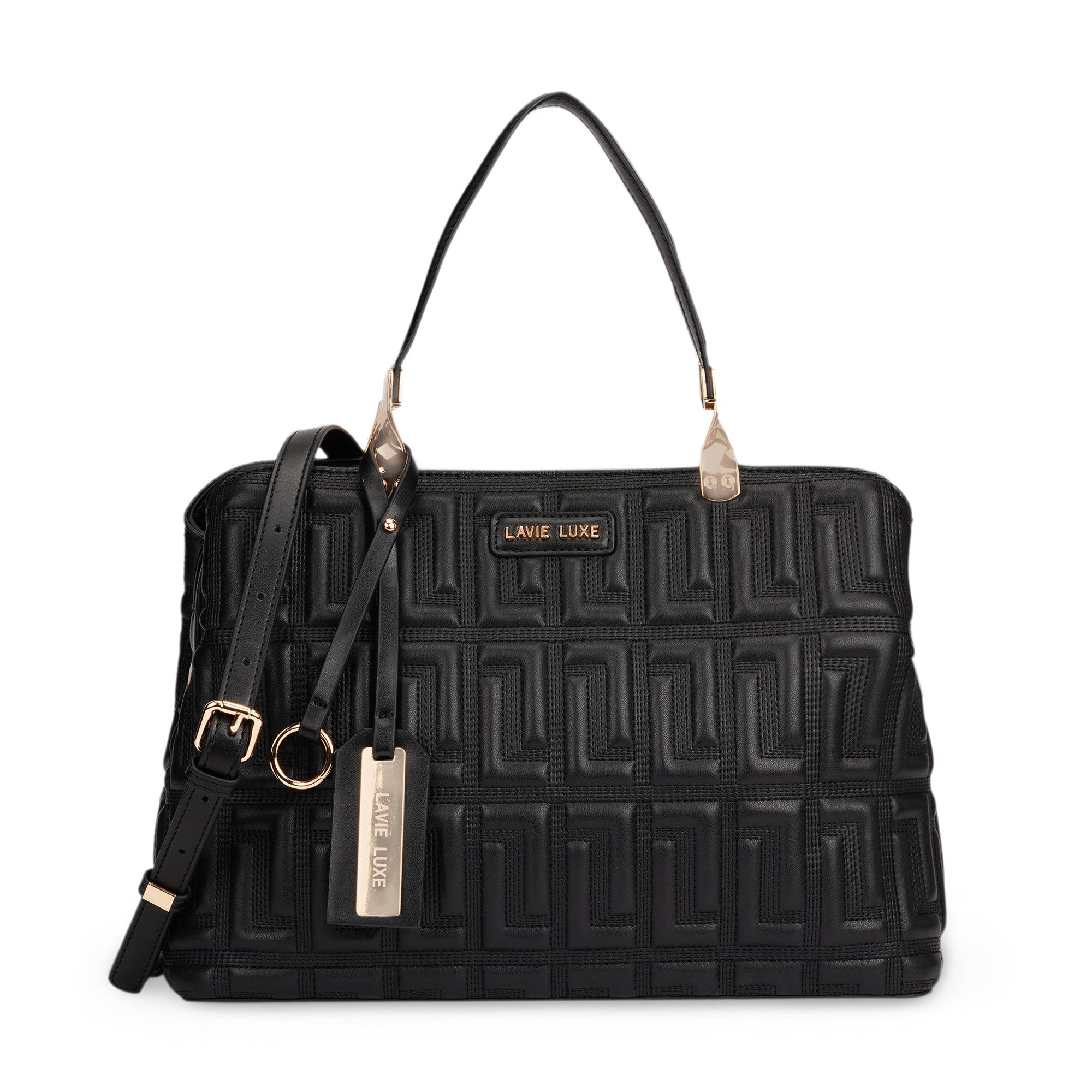 Lavie Luxe Black Large Women's Juli Satchel Bag
