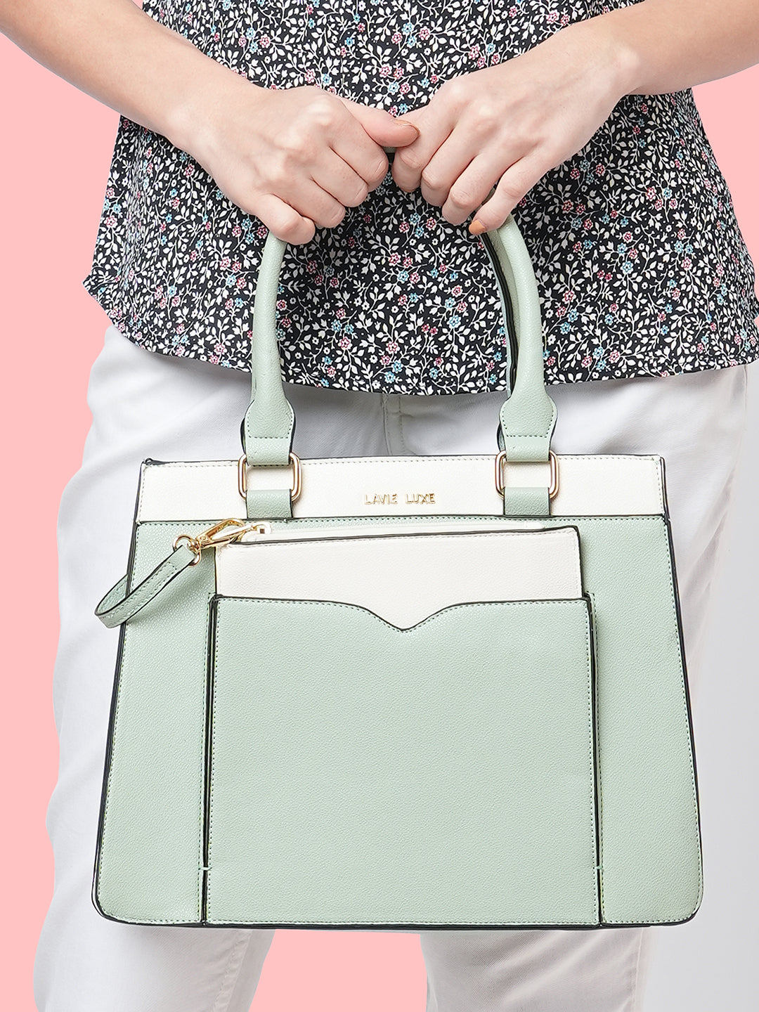 Lavie Luxe Mint Medium Women's Yalon23 Satchel Bag