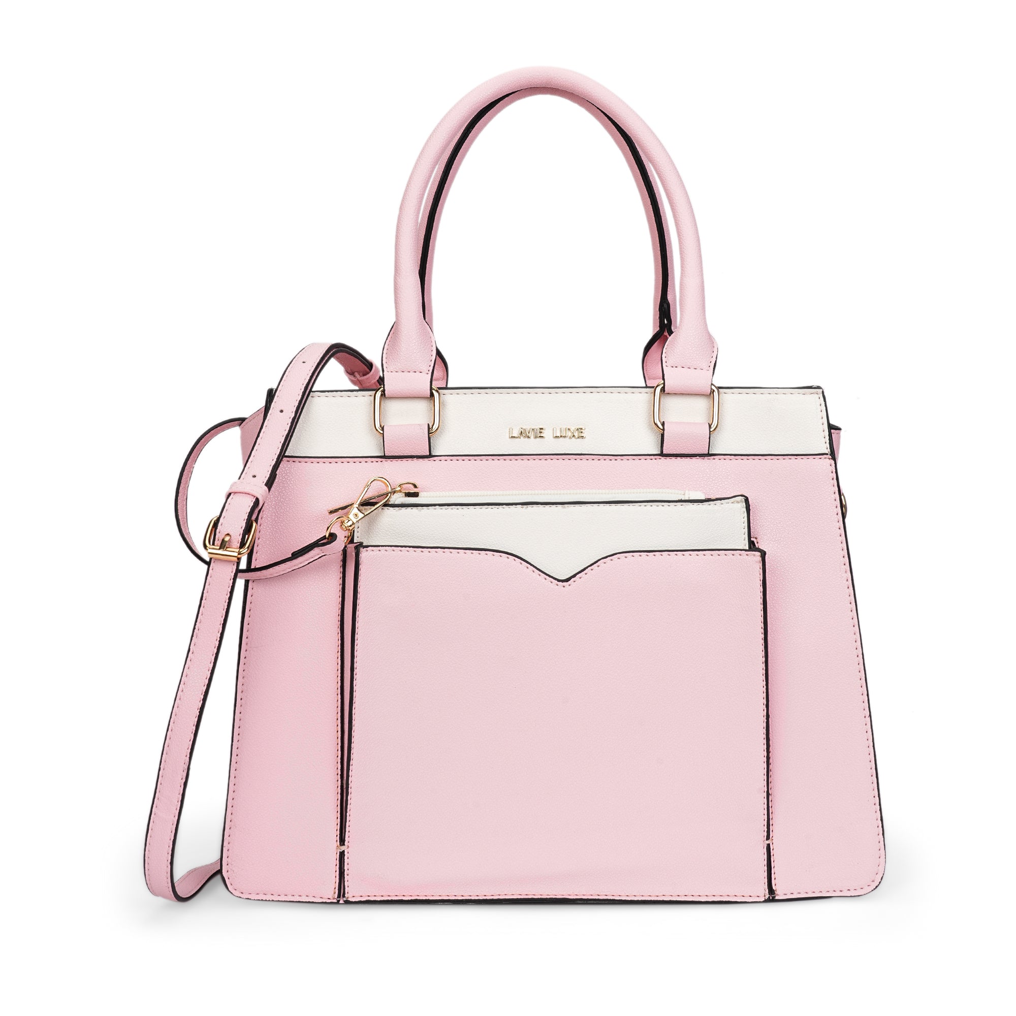 Lavie Luxe Pink Colour Bag