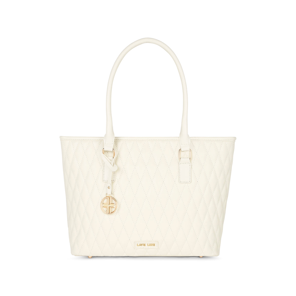 Lavie Luxe Off White Large Women's Sherry Tote Bag