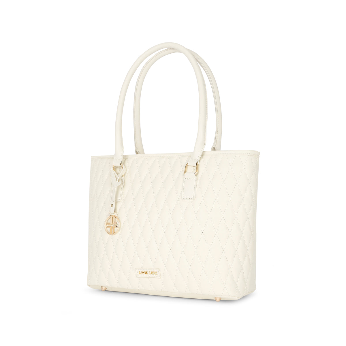 Lavie Luxe Off White Large Women's Sherry Tote Bag