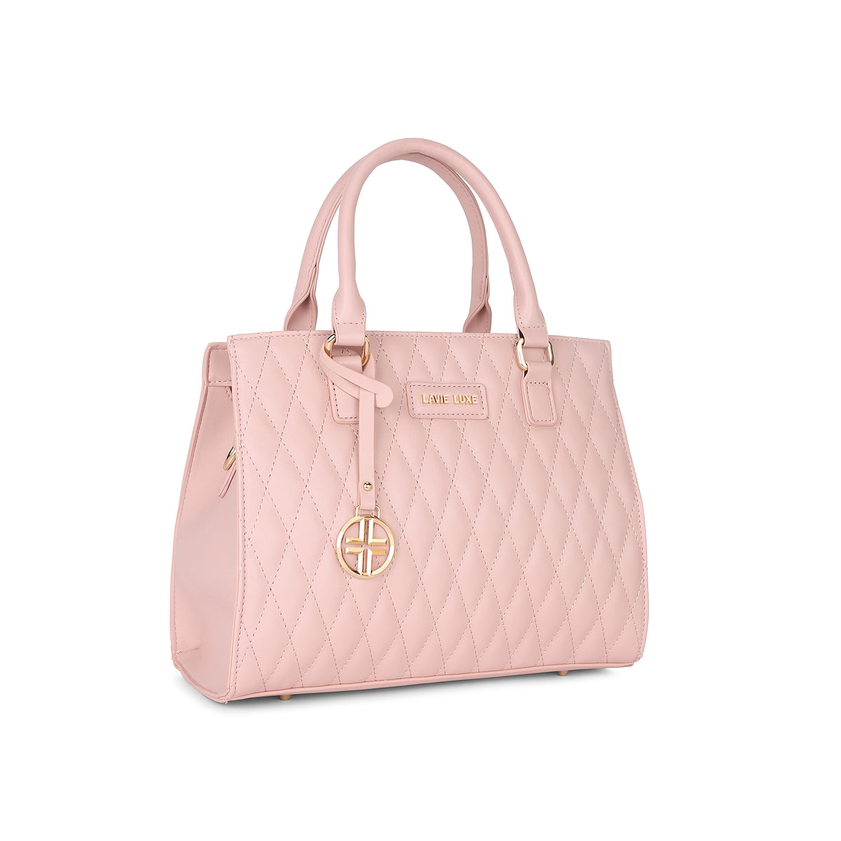 Lavie Luxe Light Pink Medium Women's Shelqi Satchel Bag