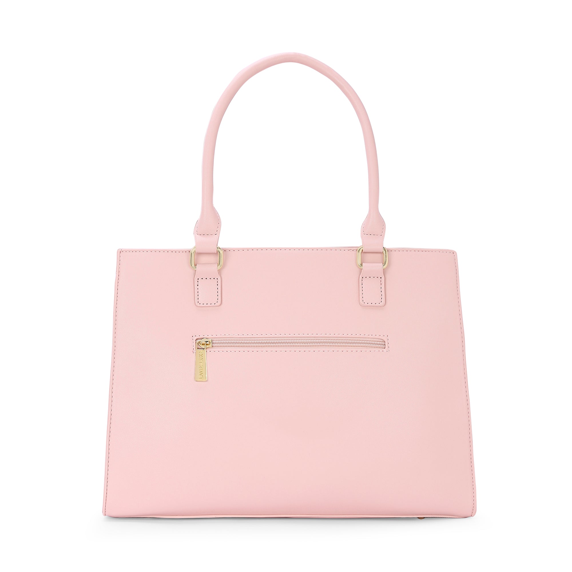 Lavie Luxe Light Pink Large Women's Shelqi Satchel Bag