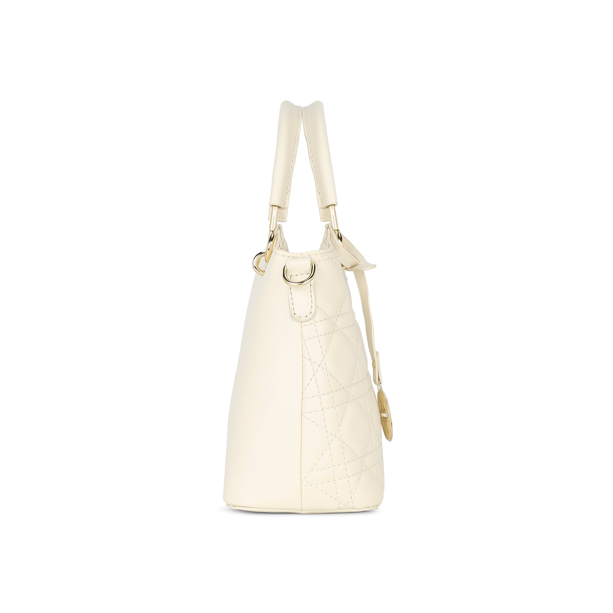 Lavie Luxe Babel Off White Small Women's Satchel