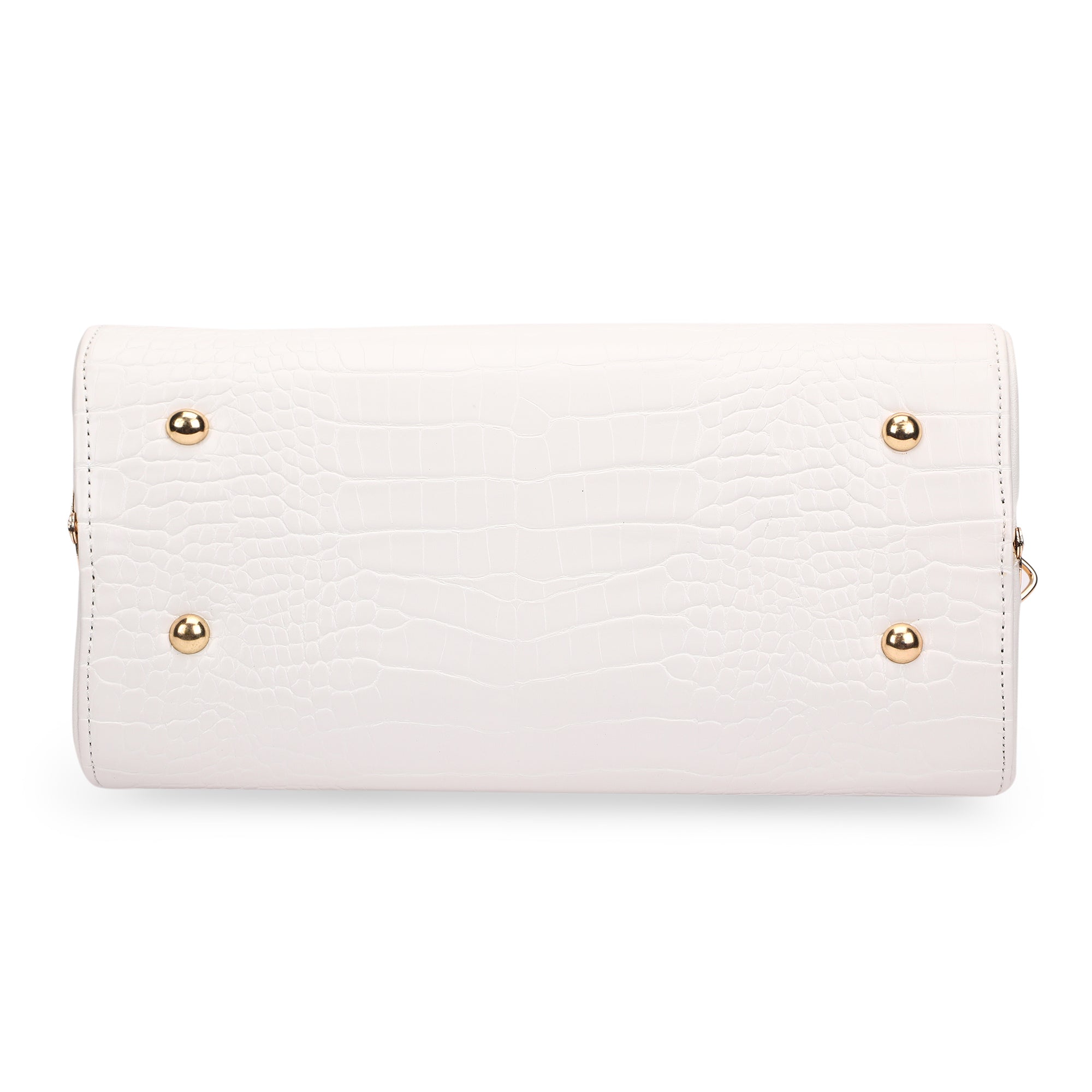Lavie Luxe White Medium Women's Dazzle Frame Bag