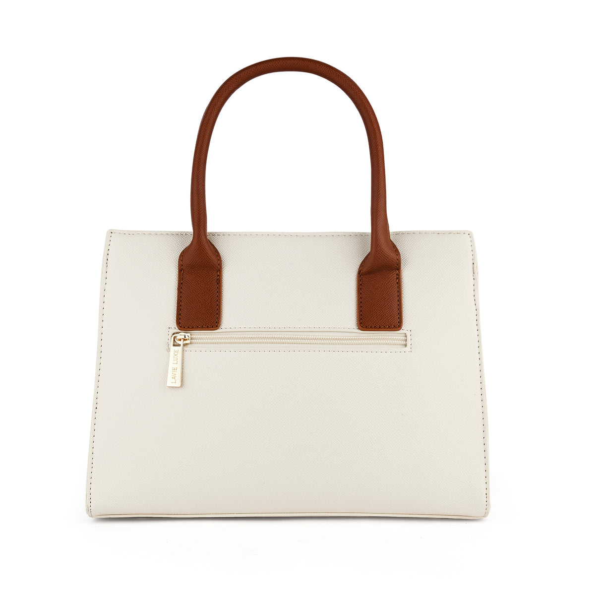 Lavie Luxe Strap Off White Medium Women's Satchel