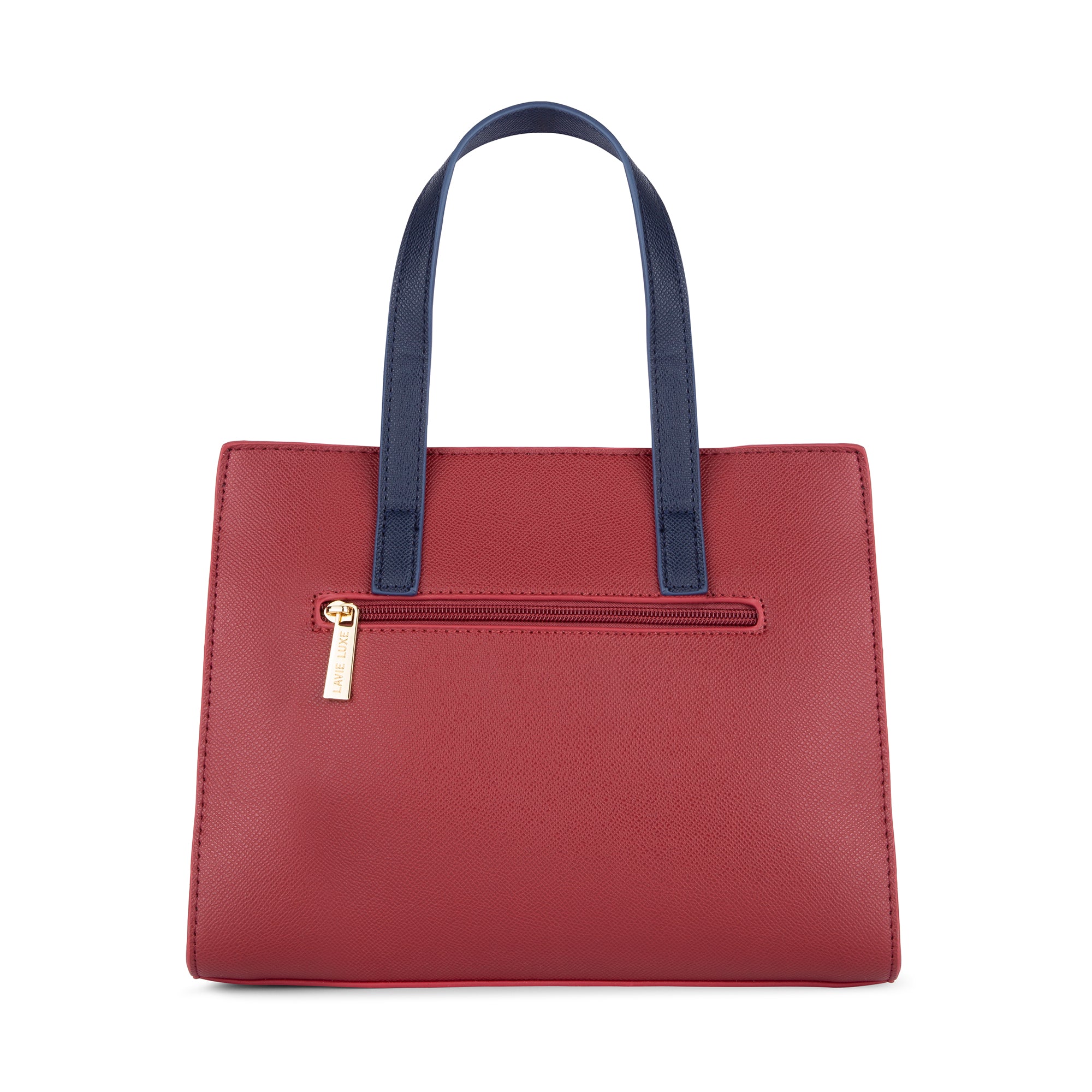 Lavie Luxe Red Medium Women's Gehry Satchel Bag