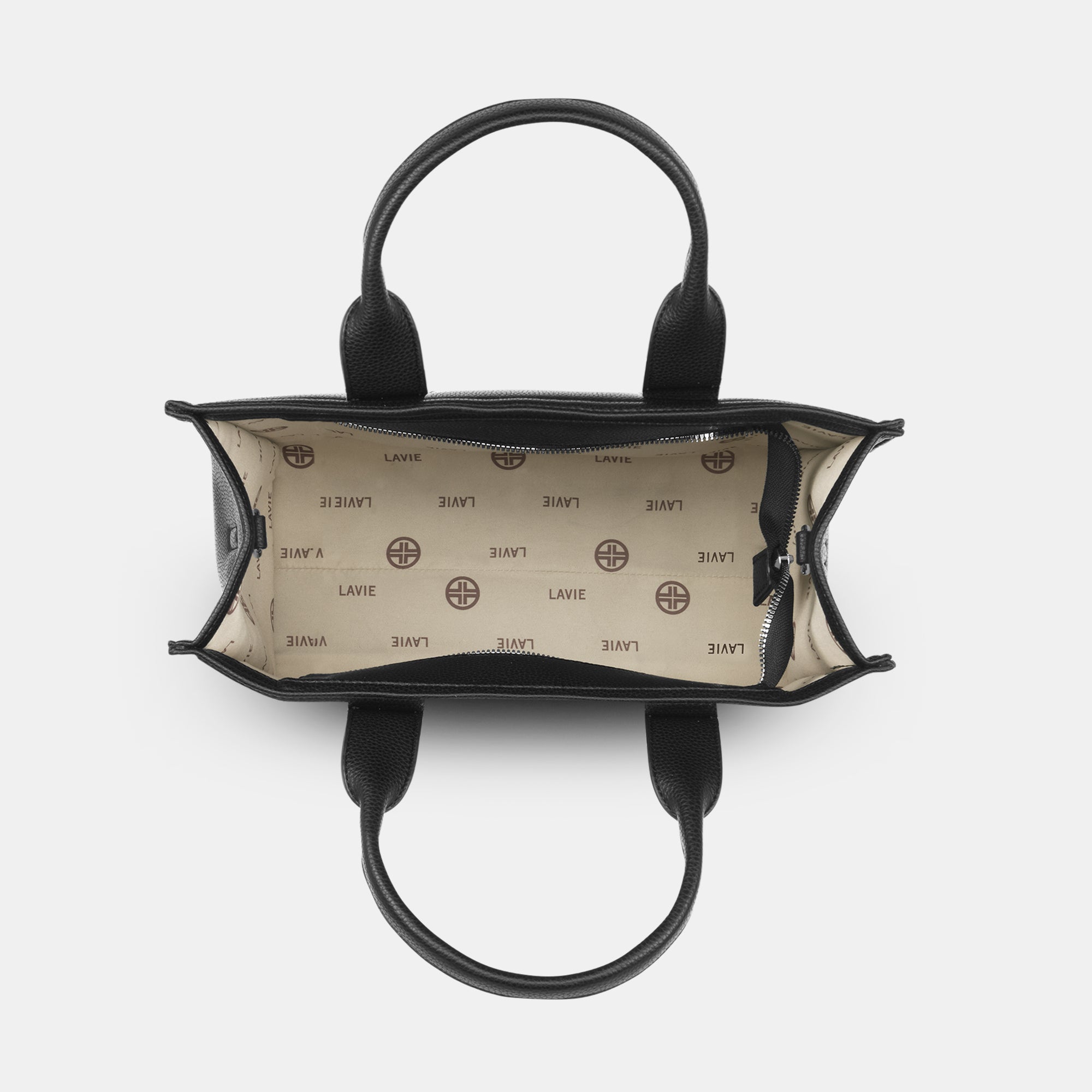 Lavie Luxe Cobs Black Large Women'S Satchel