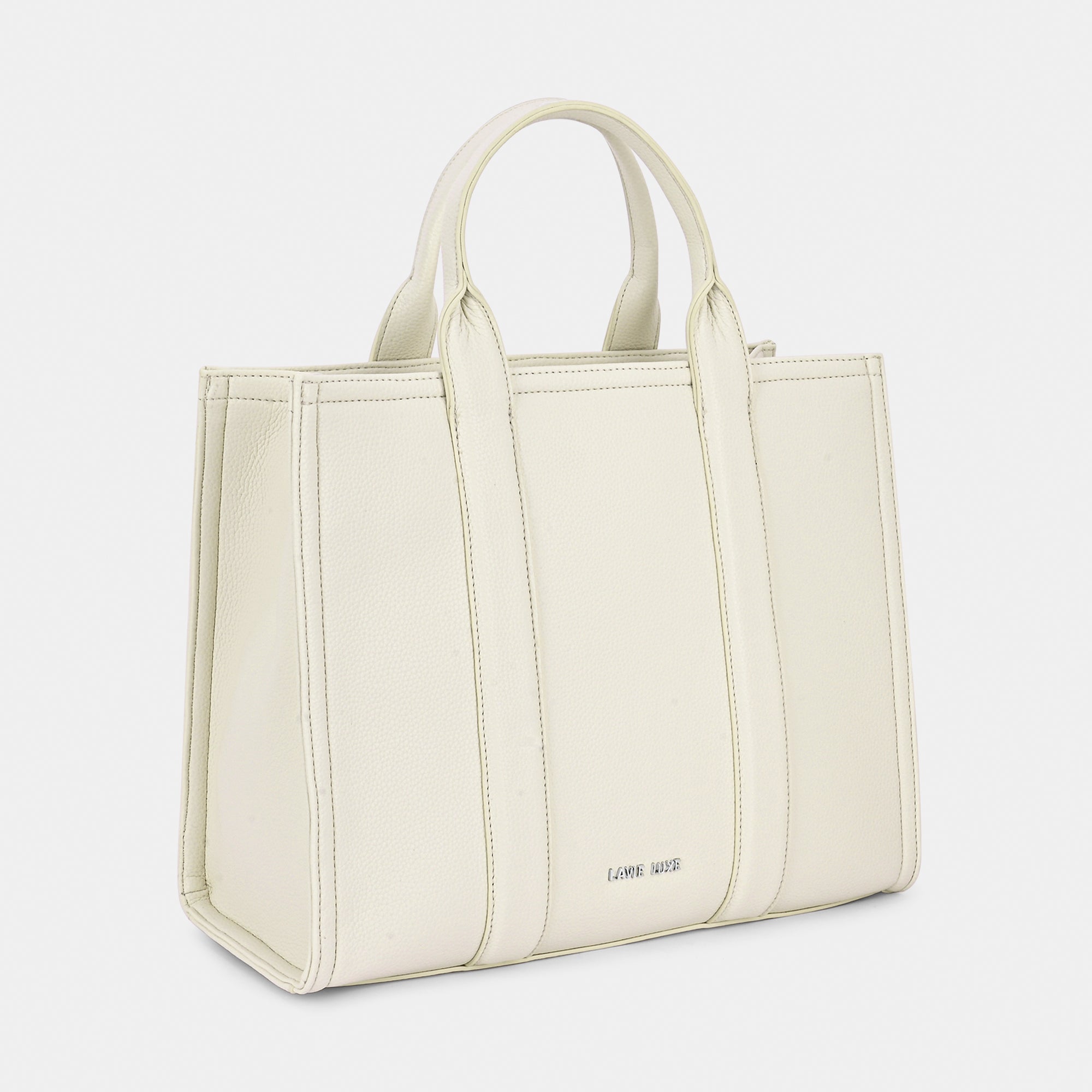 Lavie Luxe Cobs Off White Large Women'S Satchel