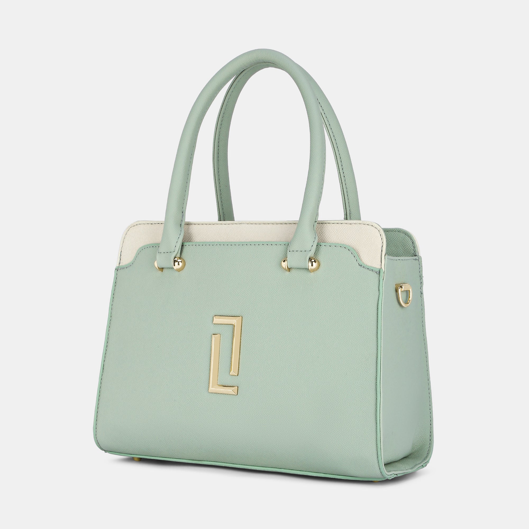 Lavie Luxe Ameen 3 Compartment Mint Medium Women's Satchel