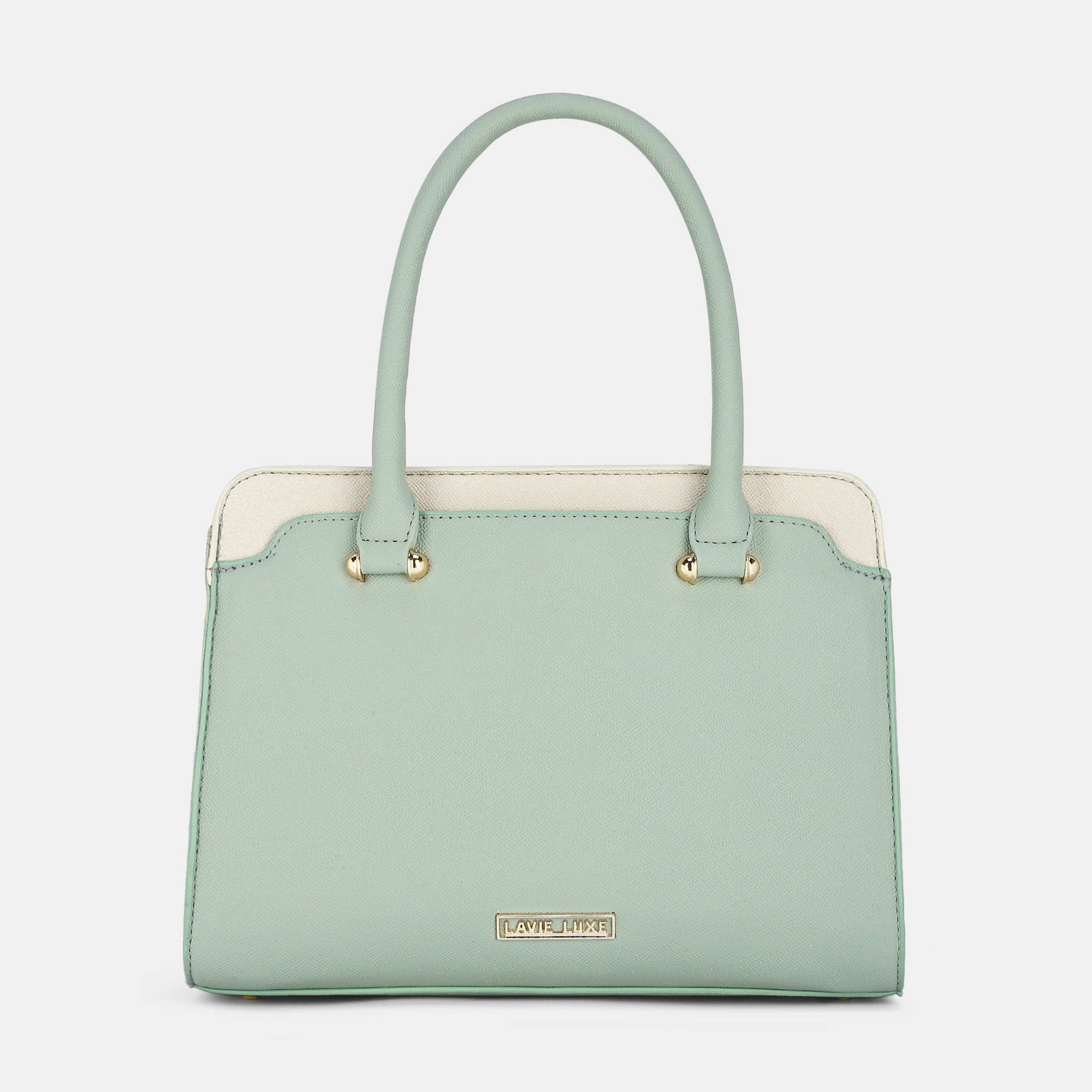 Lavie Luxe Ameen 3 Compartment Mint Medium Women's Satchel