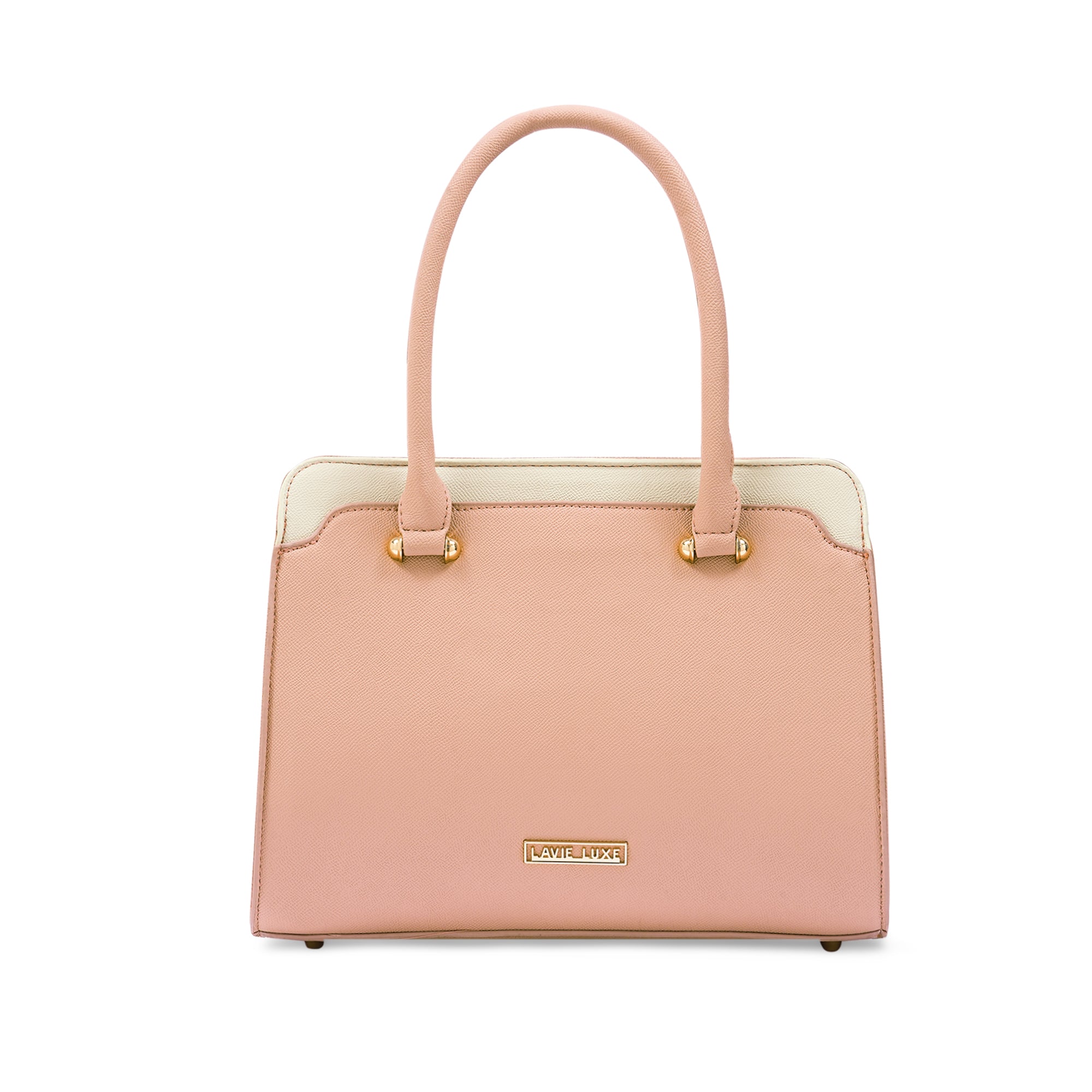 Lavie Luxe Ameen 3C Dusty Pink Medium Women's Satchel