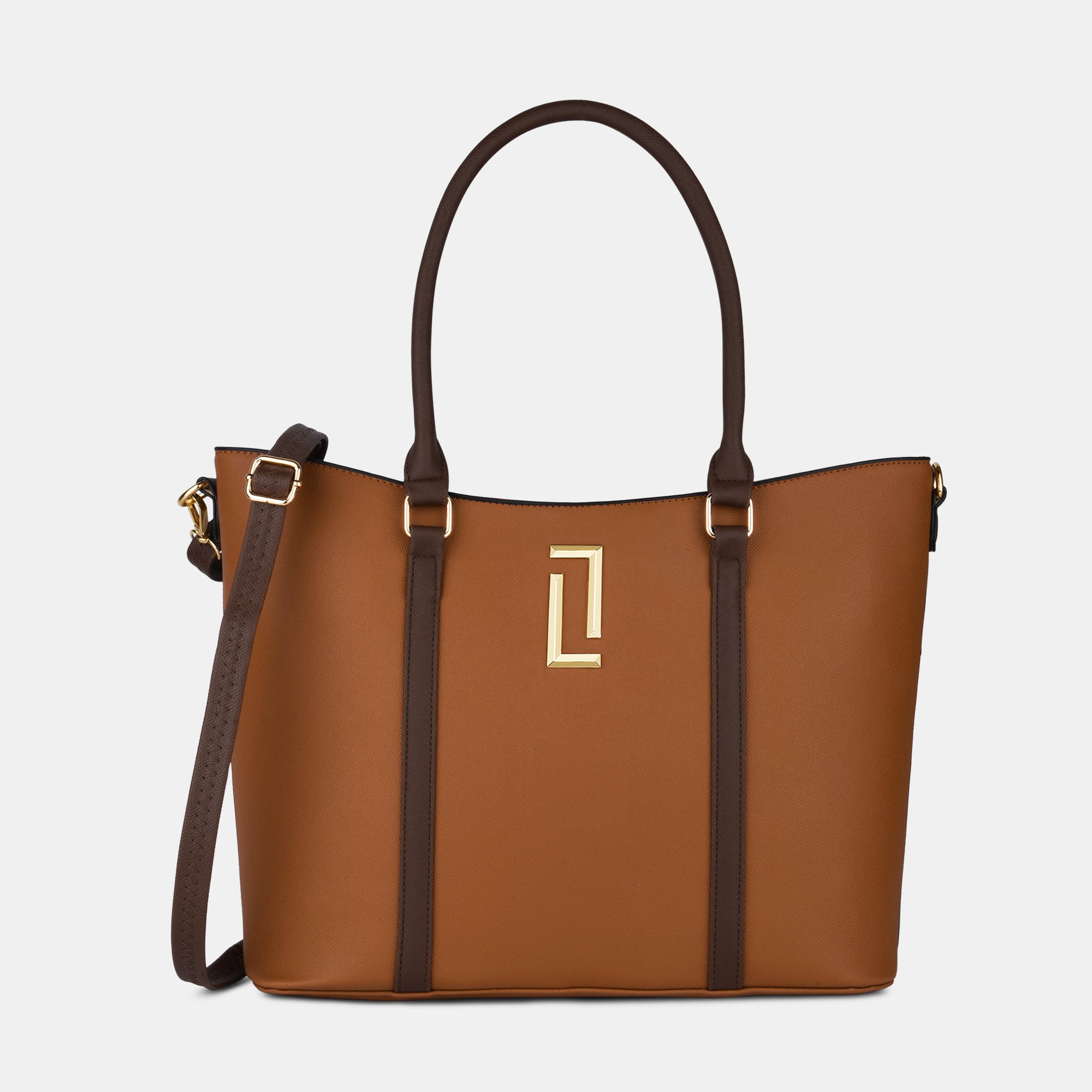 Lavie Luxe Haiden Tan Large Women's Tote