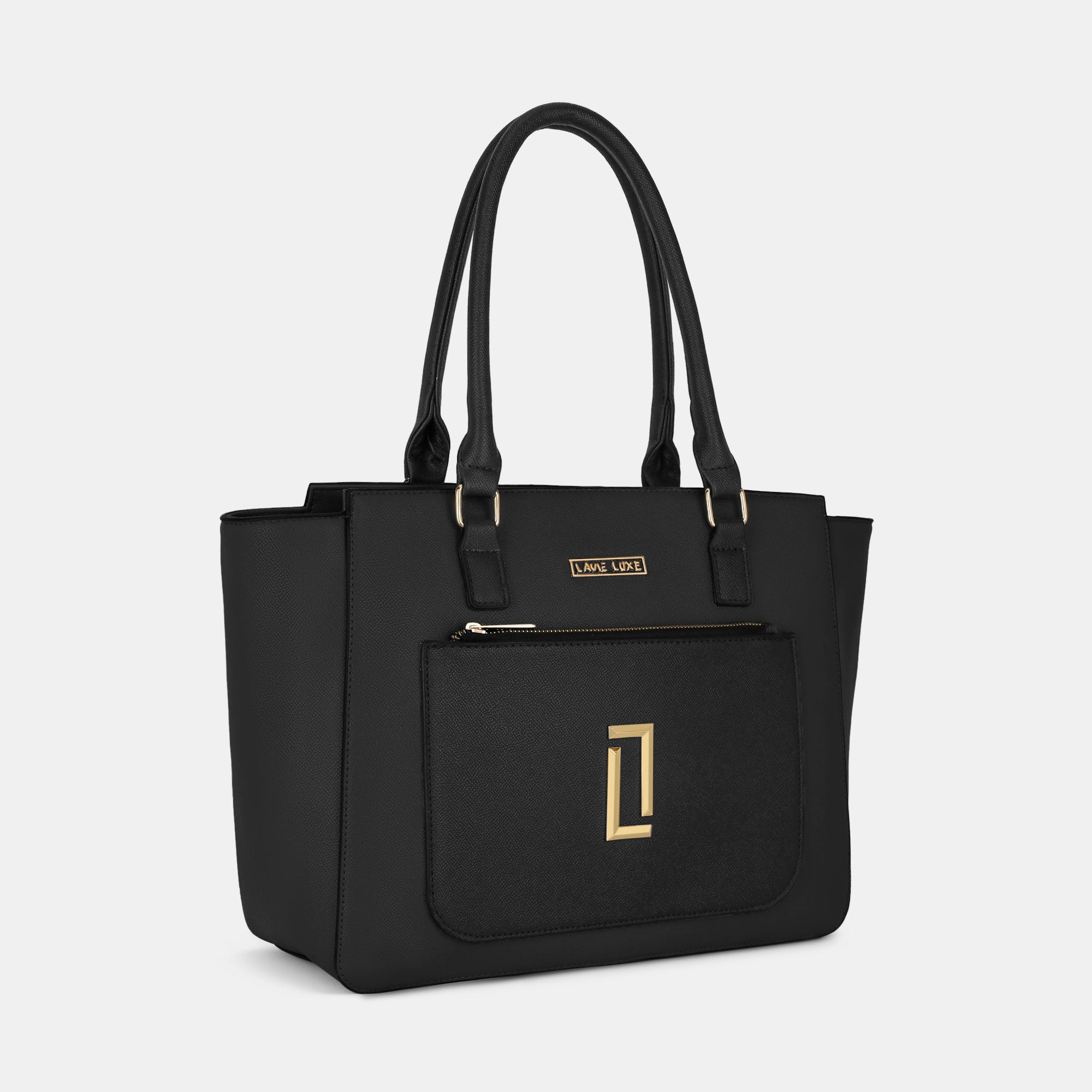 Lavie Luxe Kyle Black Large Women's Tote