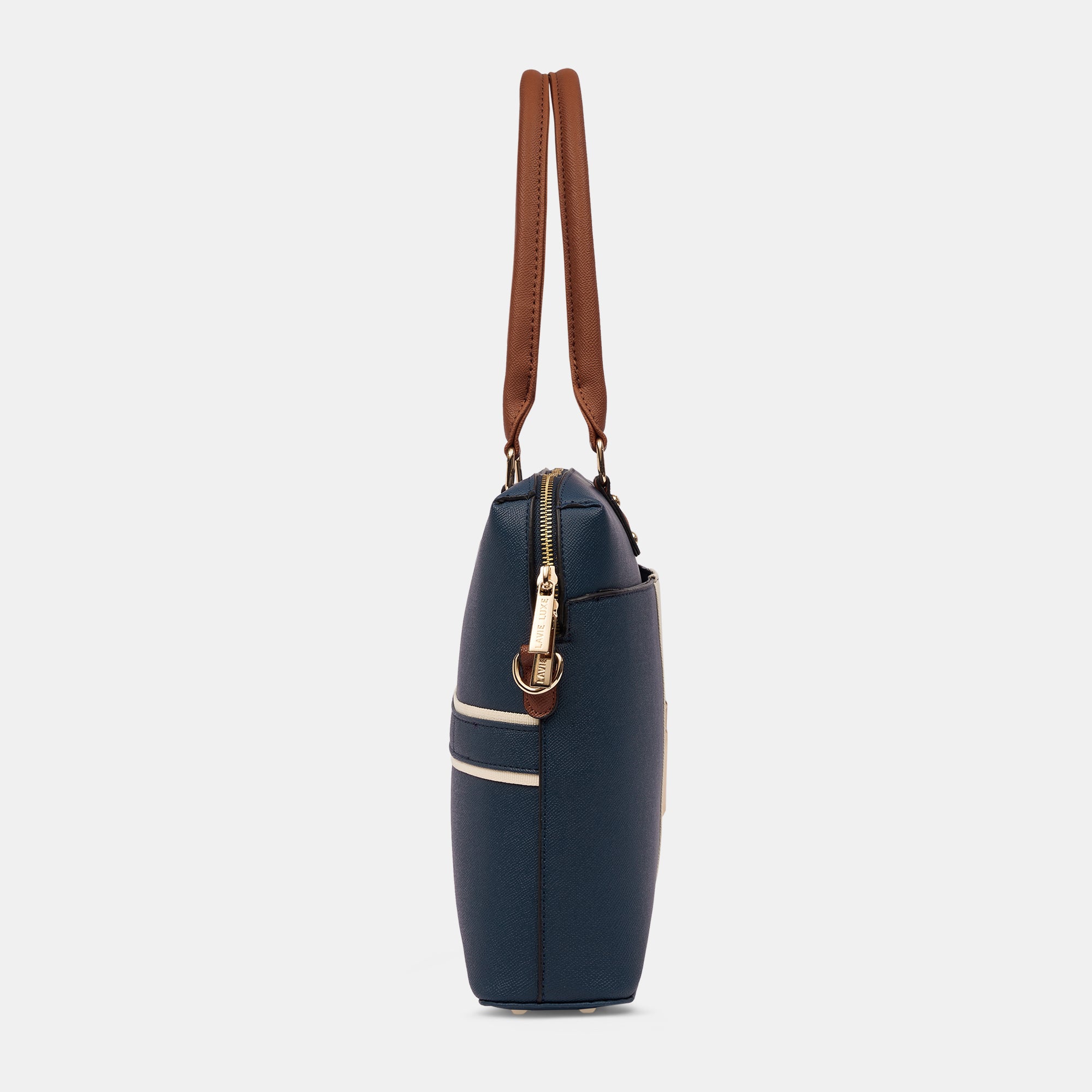 Lavie Luxe Welsy 1 Compartment Navy Large Women's Laptop Handbag