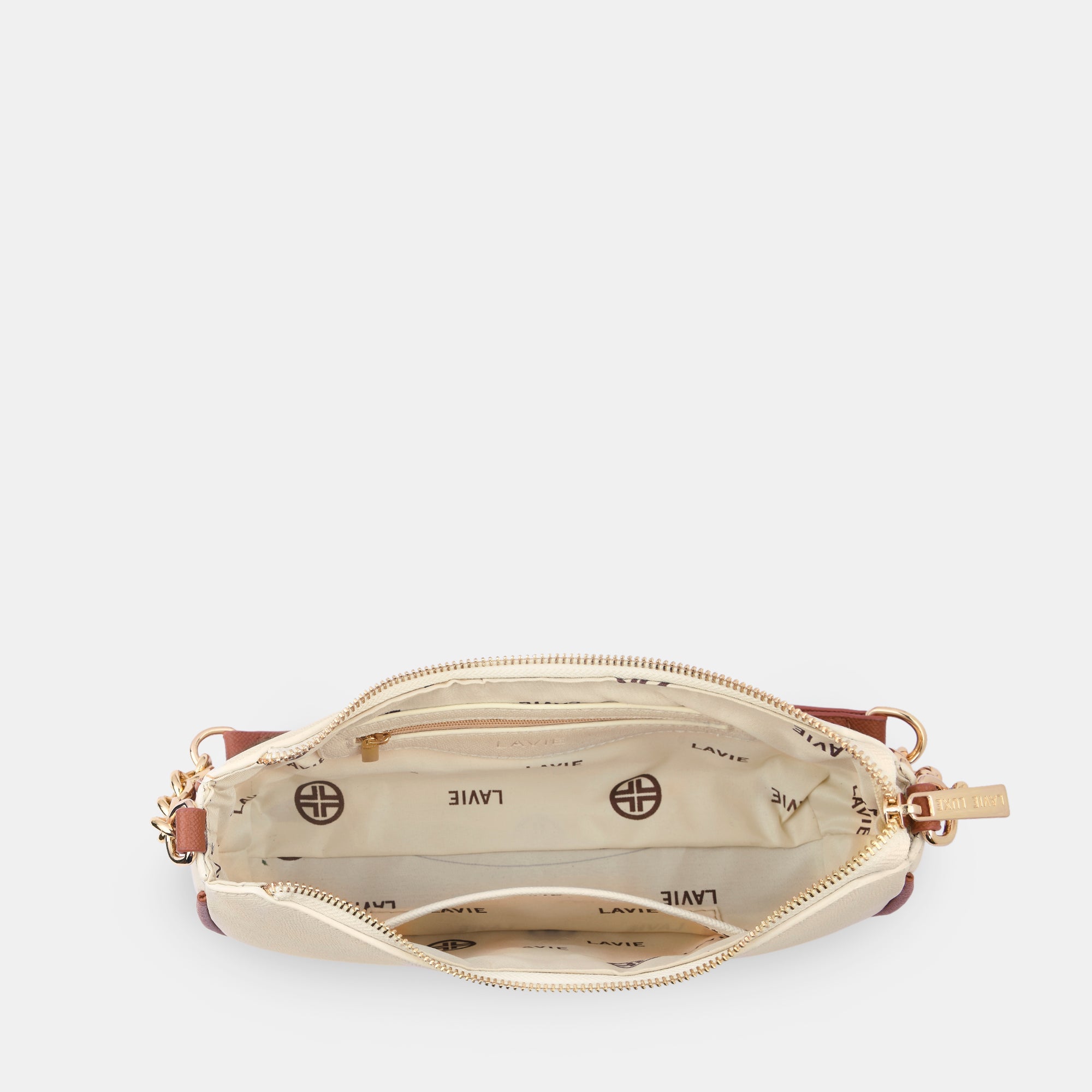Lavie Luxe Monica Off White Small Women's hobo