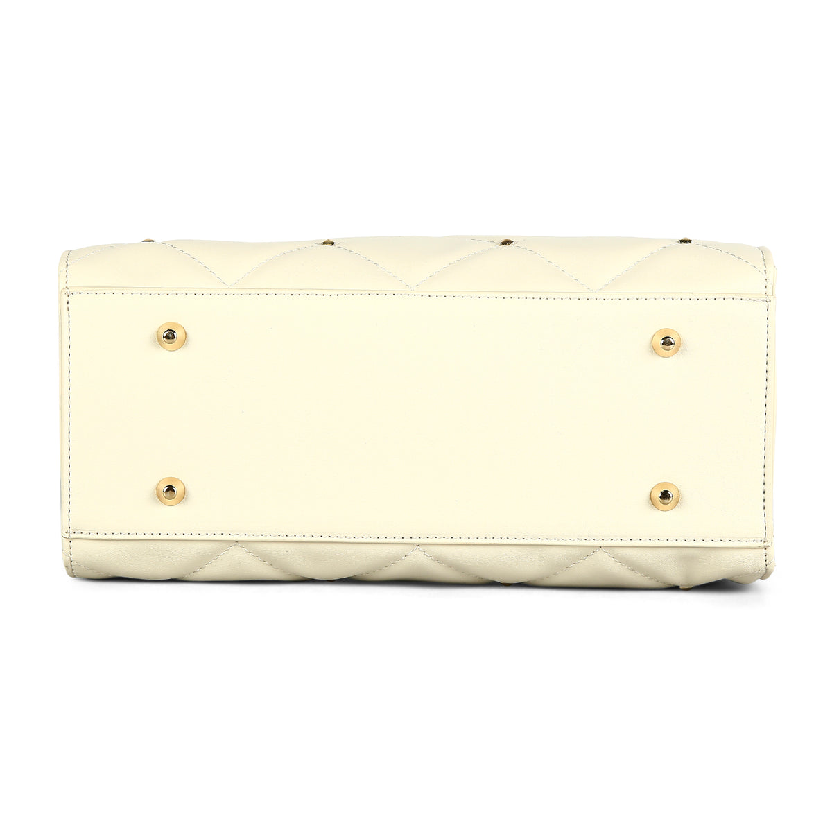 Lavie Luxe Stud Shelly Off White Medium Women's Satchel