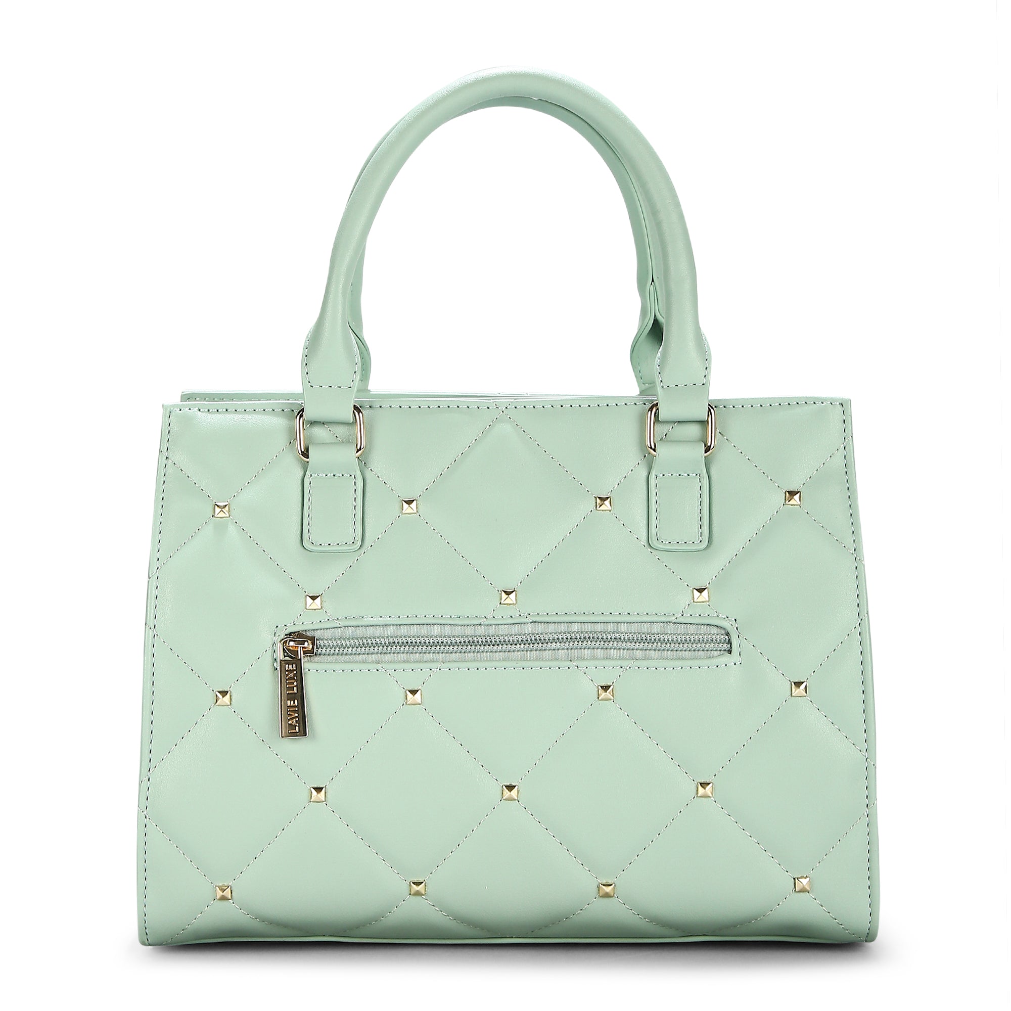 Lavie Luxe Stud Shelly Mint Medium Women's Satchel