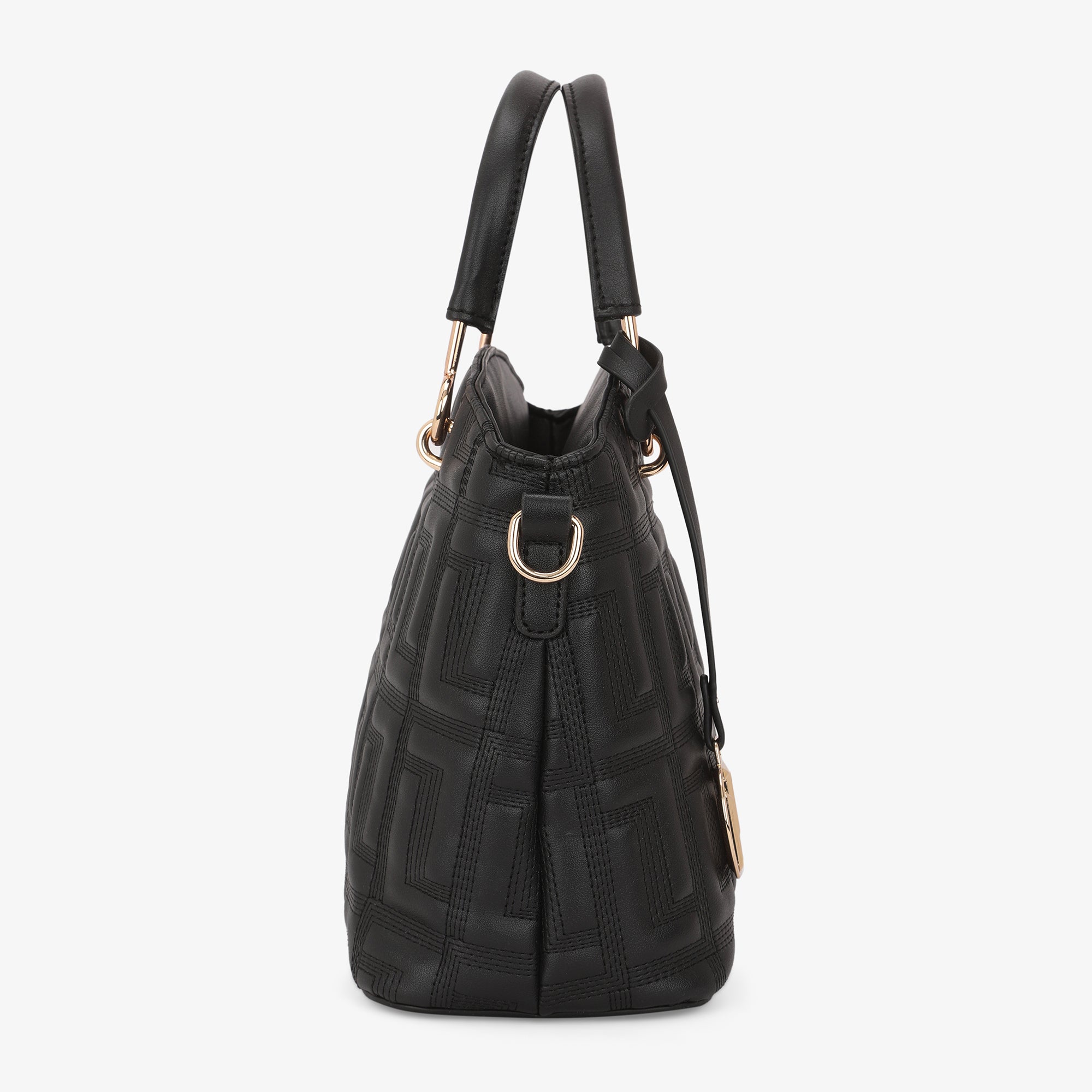 Lavie Luxe Label Black Small Women's Satchel