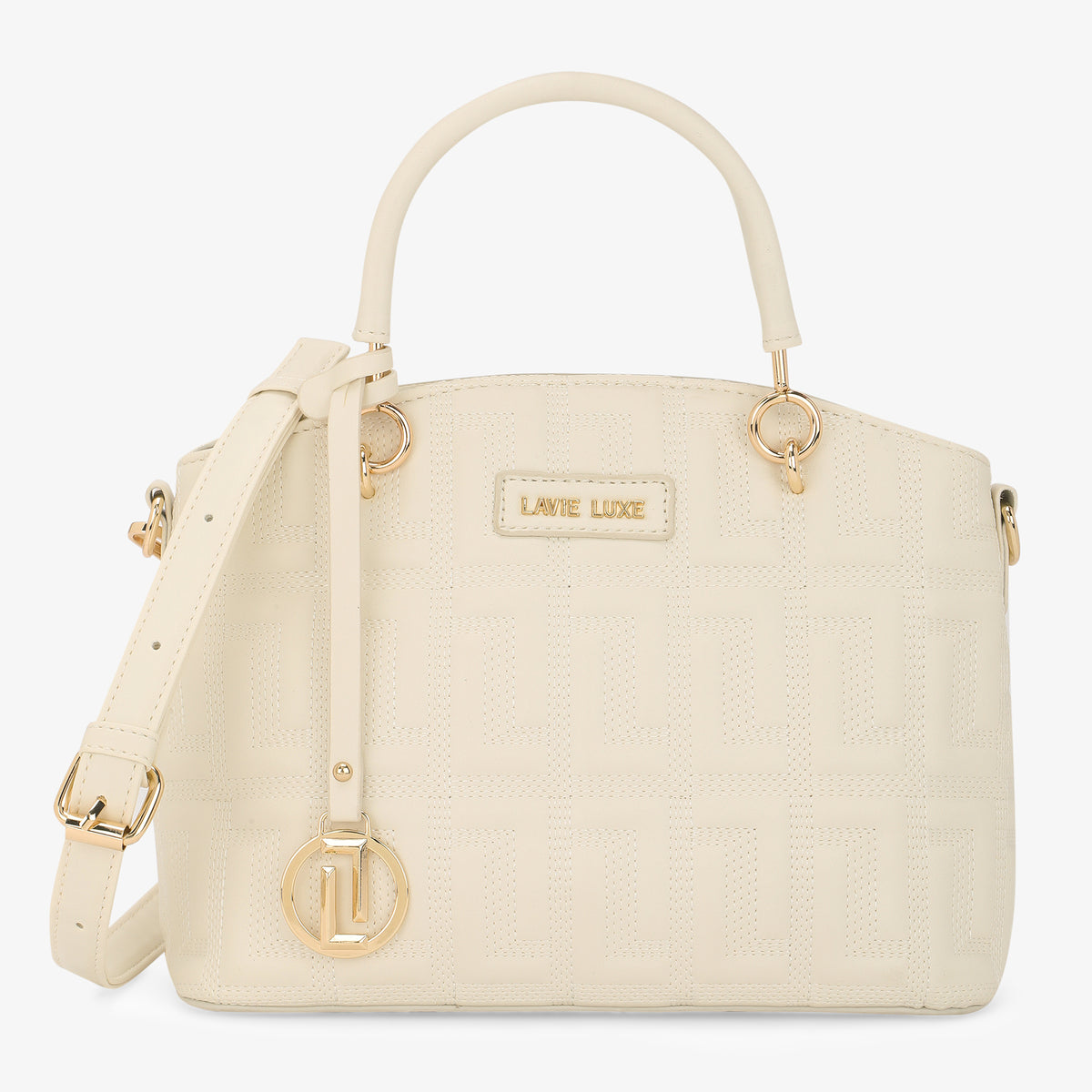 Lavie Luxe Label Off White Small Women's Satchel