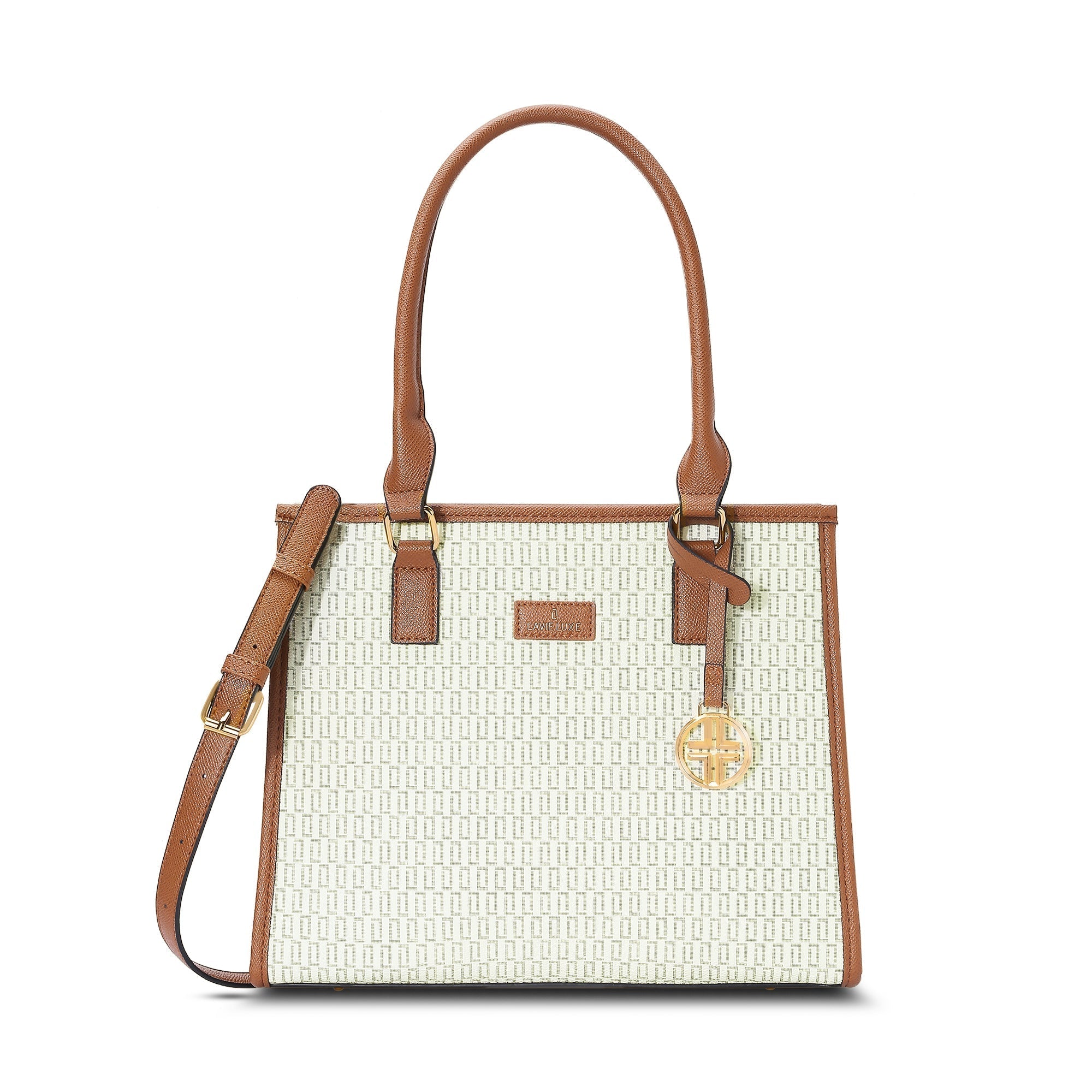Monogram Quad Medium Satchel Bag