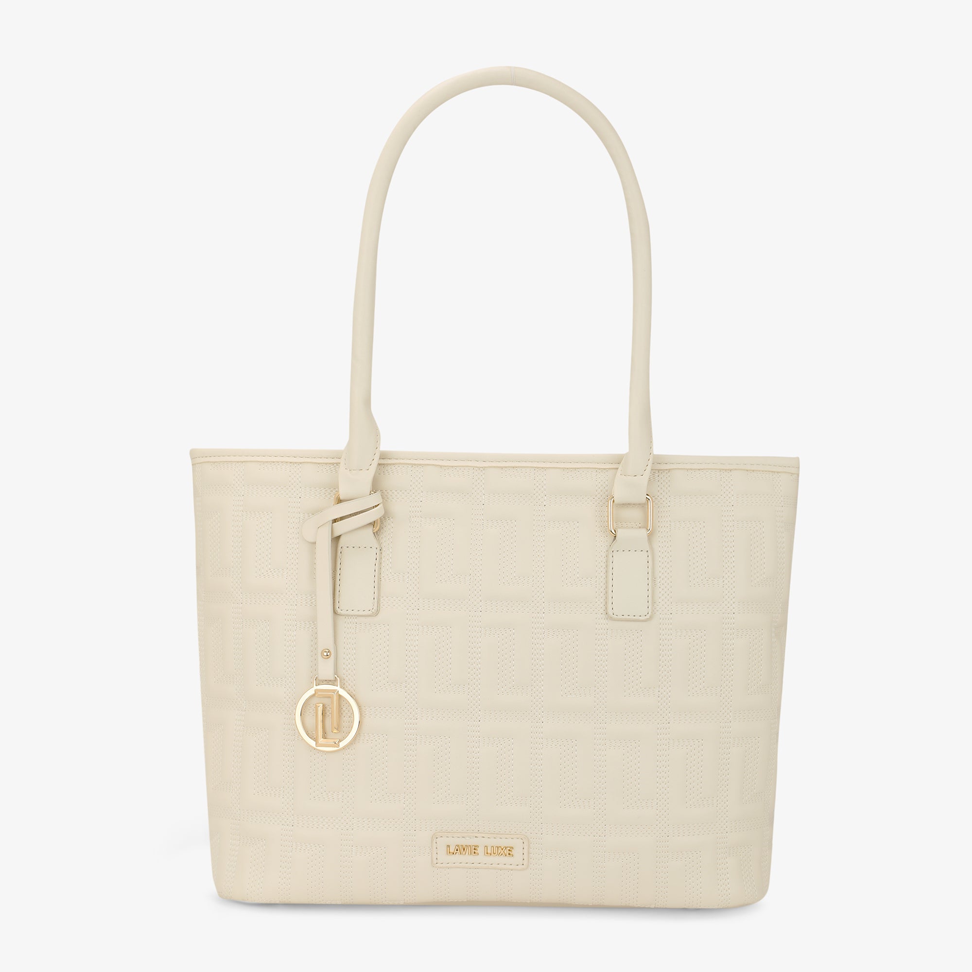 Lavie Luxe Jerry Off White Large Women's Tote