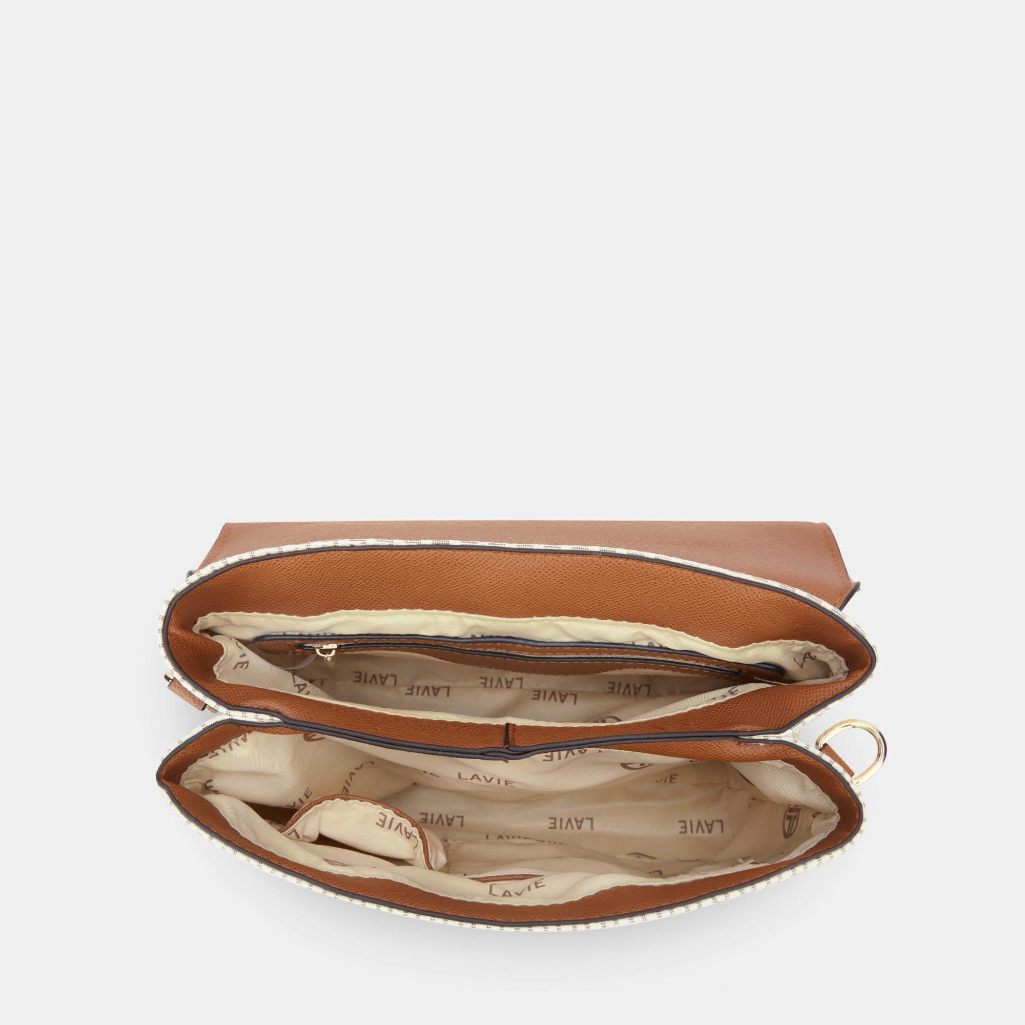 Lavie Luxe Mono Marsh Off White Medium Women's Handbag