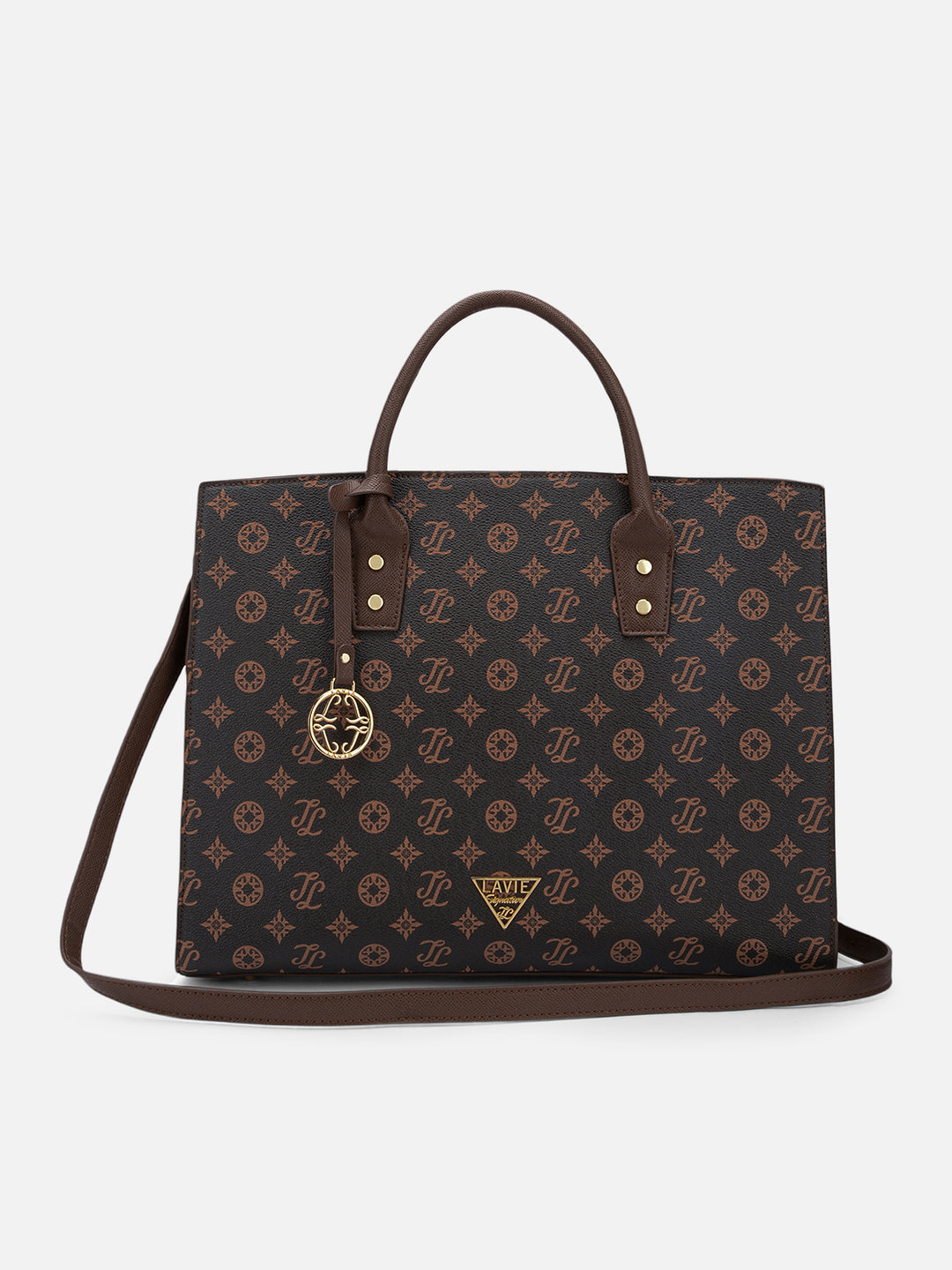 Brooklyn Large Choco Laptop Handbag