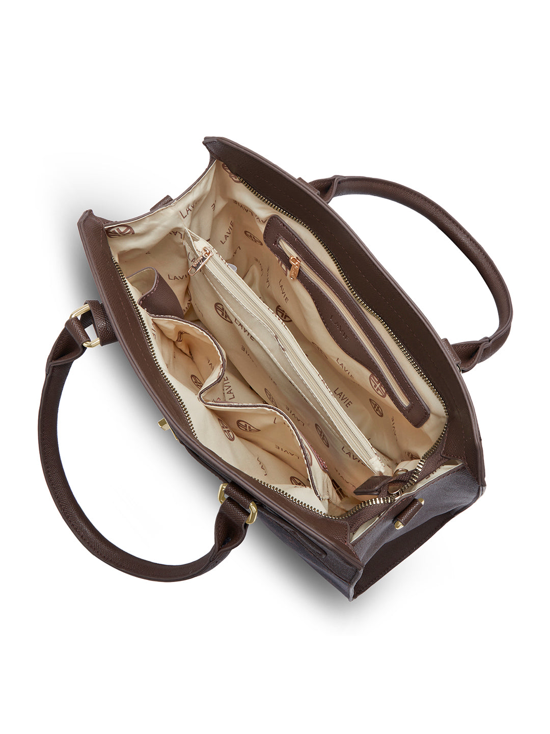Lavie Signature Manhattan Medium Choco Womens Satchel