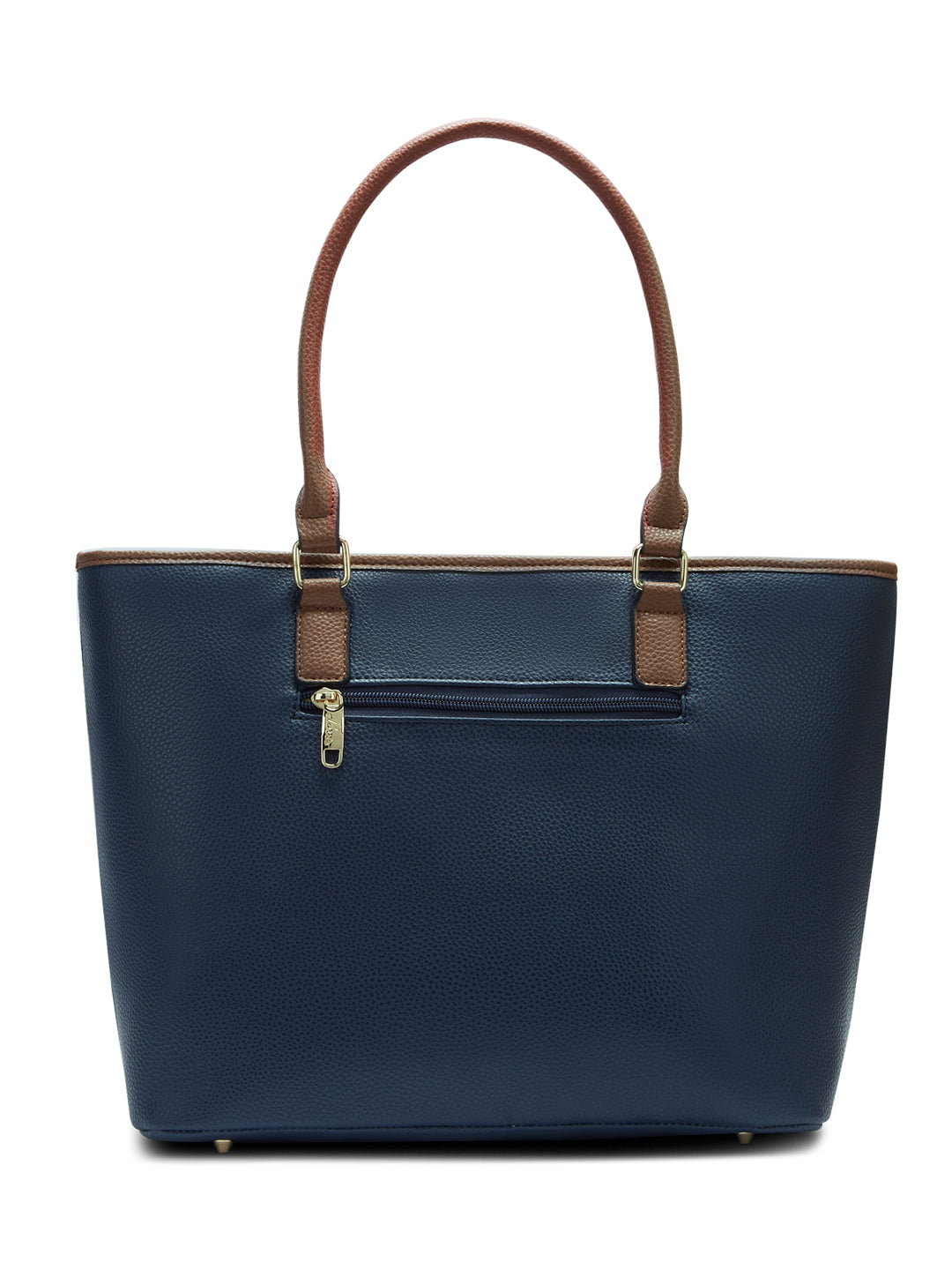 Lavie Signature Las Vegas Large Navy Womens Tote Bag