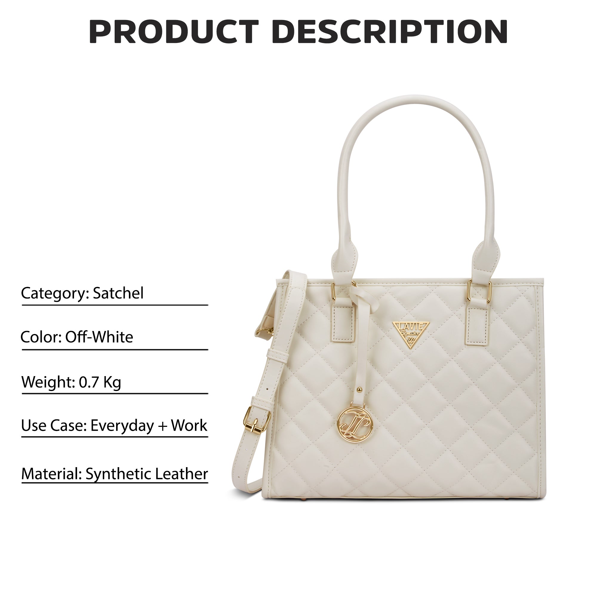 Lavie Signature California Medium Womens Satchel