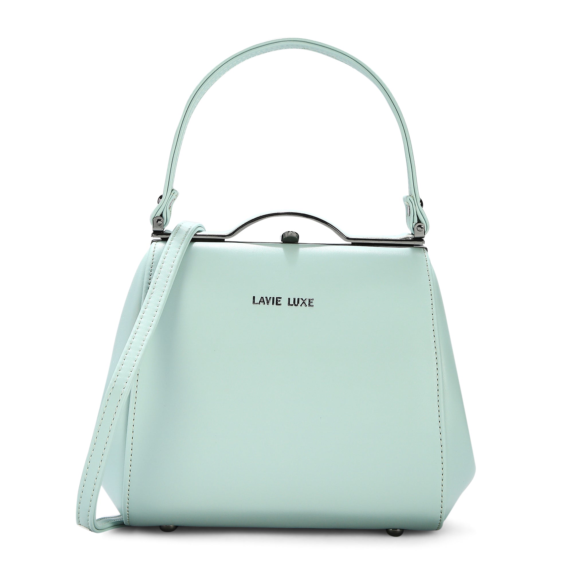 Lavie Luxe Fluff Frame Mint Medium Women's Framed Bag