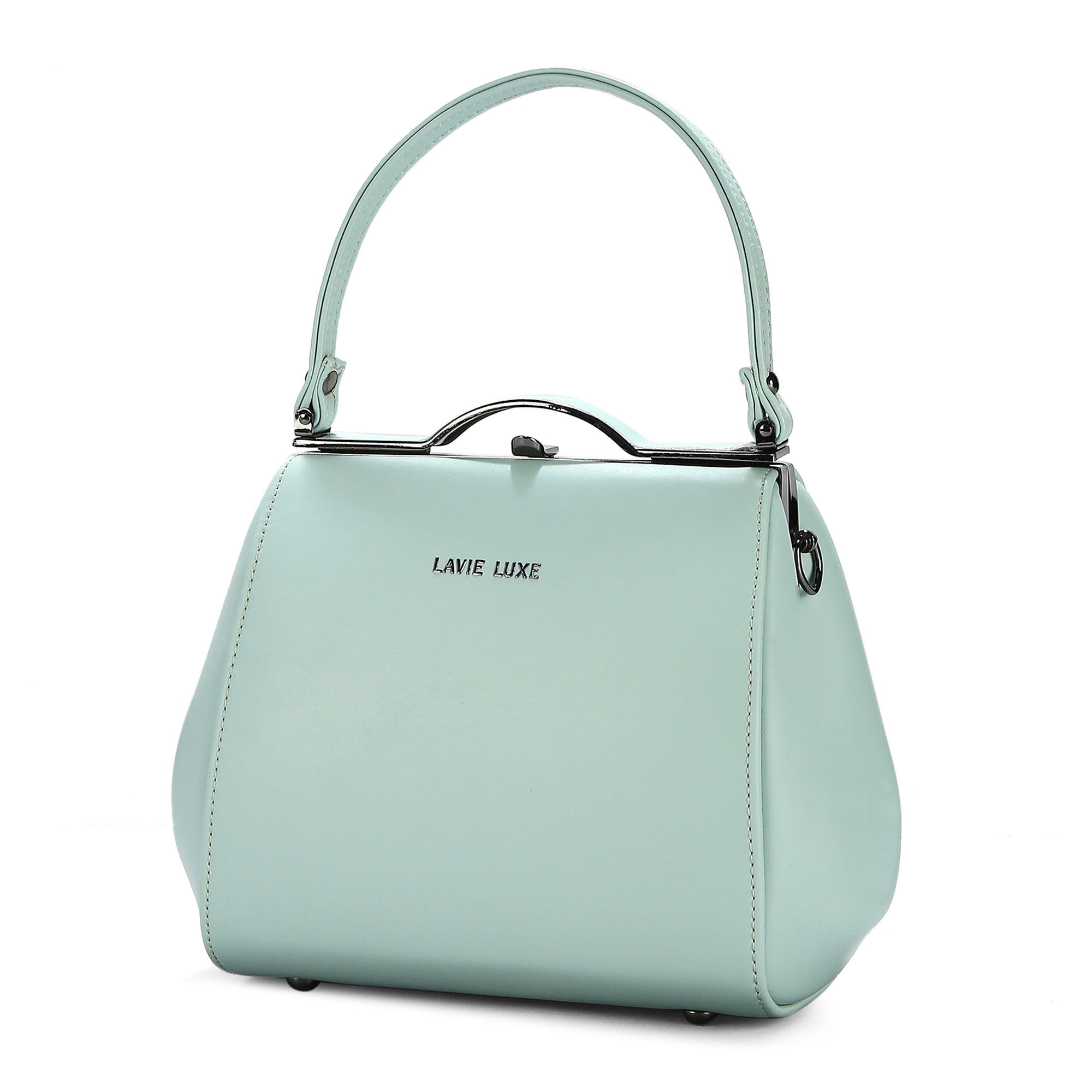 Lavie Luxe Fluff Frame Mint Medium Women's Framed Bag