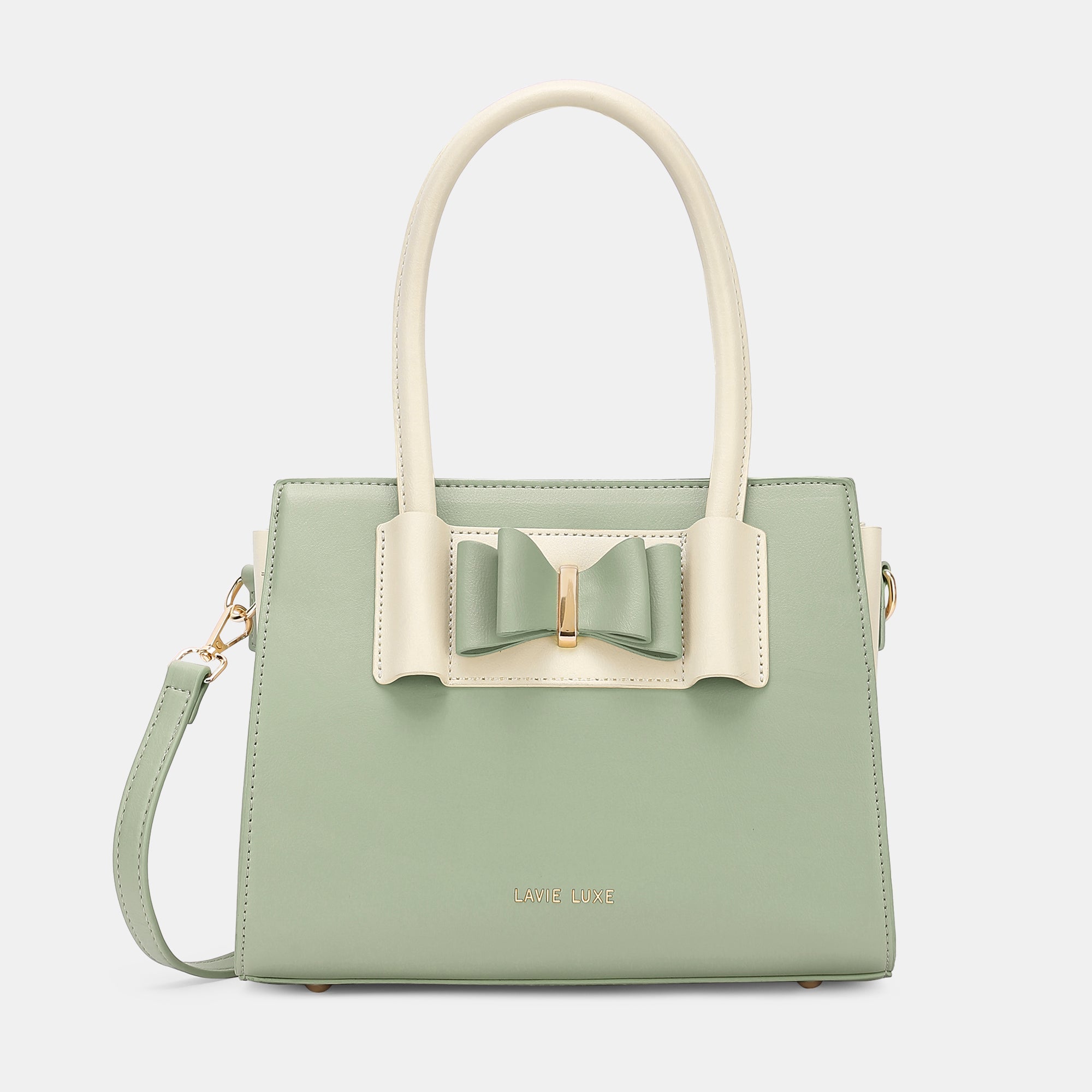 Lavie Luxe Knot Mint Medium Women's Satchel Bag