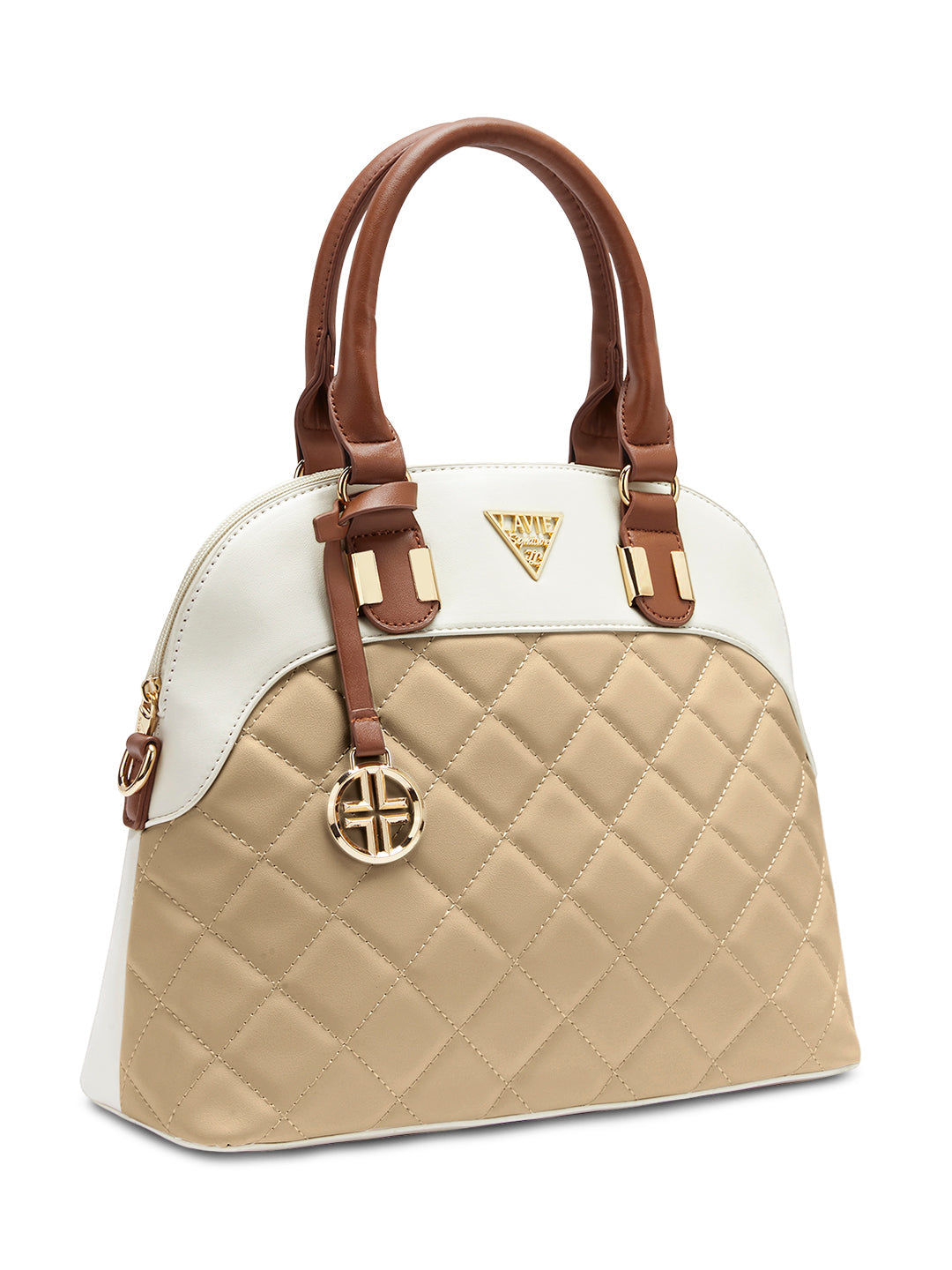 Lavie Signature Texas Medium Sand Womens Satchel