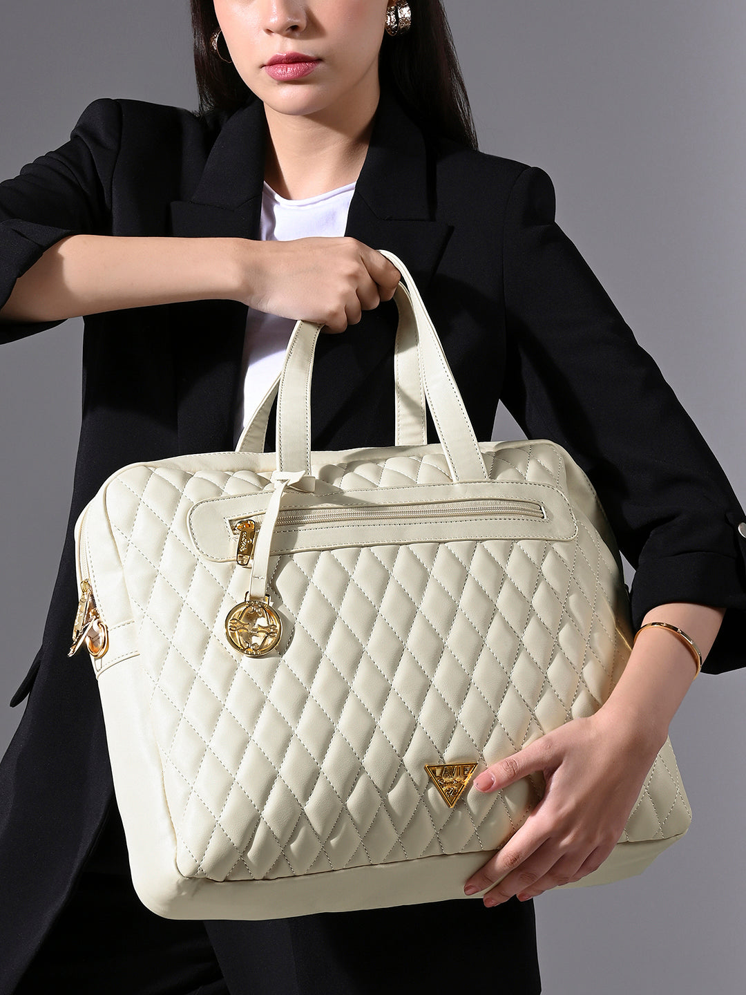 Lavie Signature Arizona Large Tan Womens Laptop Bag