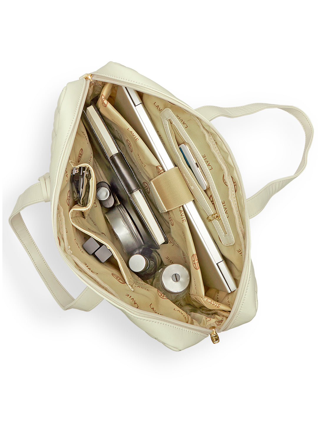 Lavie Signature Arizona Large Tan Womens Laptop Bag