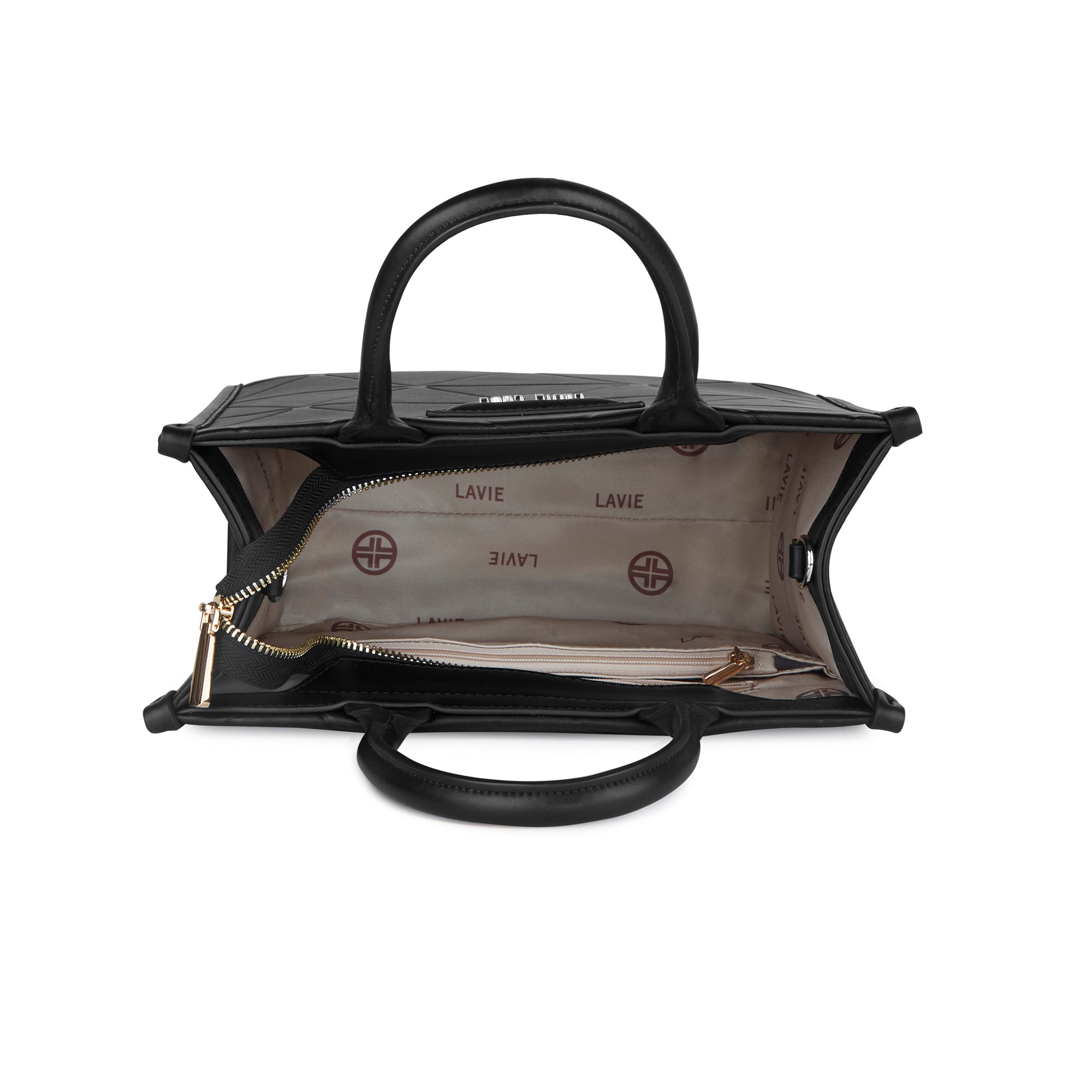 Lavie Luxe Mona Box Large Satchel Bag