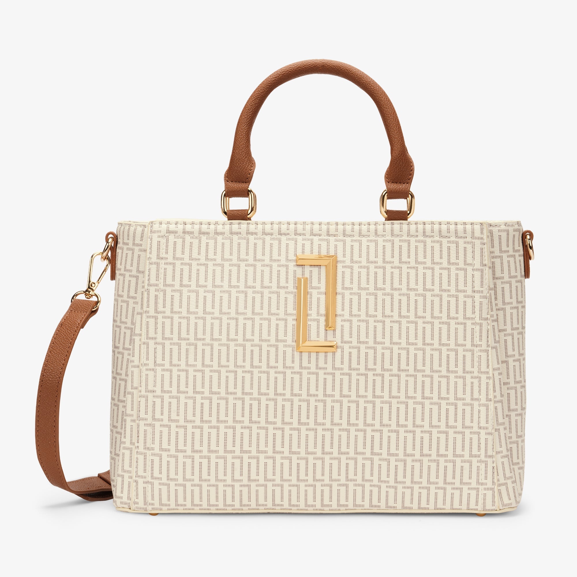 Daphne 3 Compartments Medium Satchel Bag
