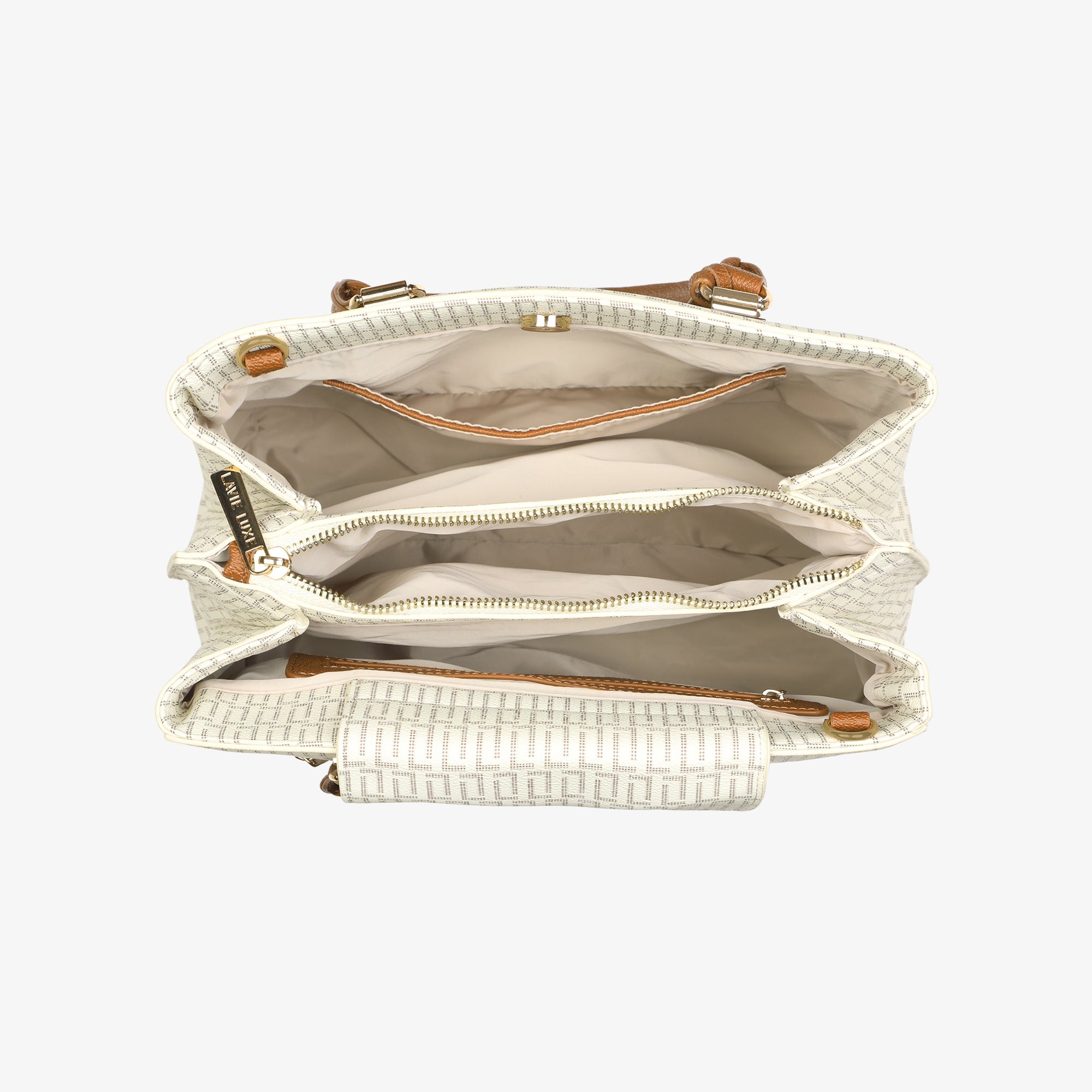 Nora 3 Compartments Medium Satchel Bag