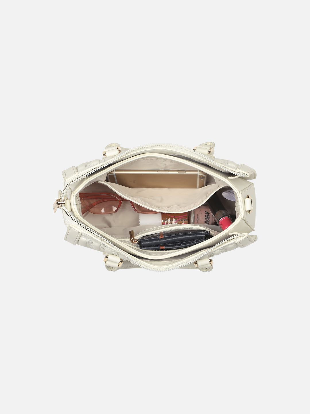 Hailey Small 3 Compartment Satchel Bag