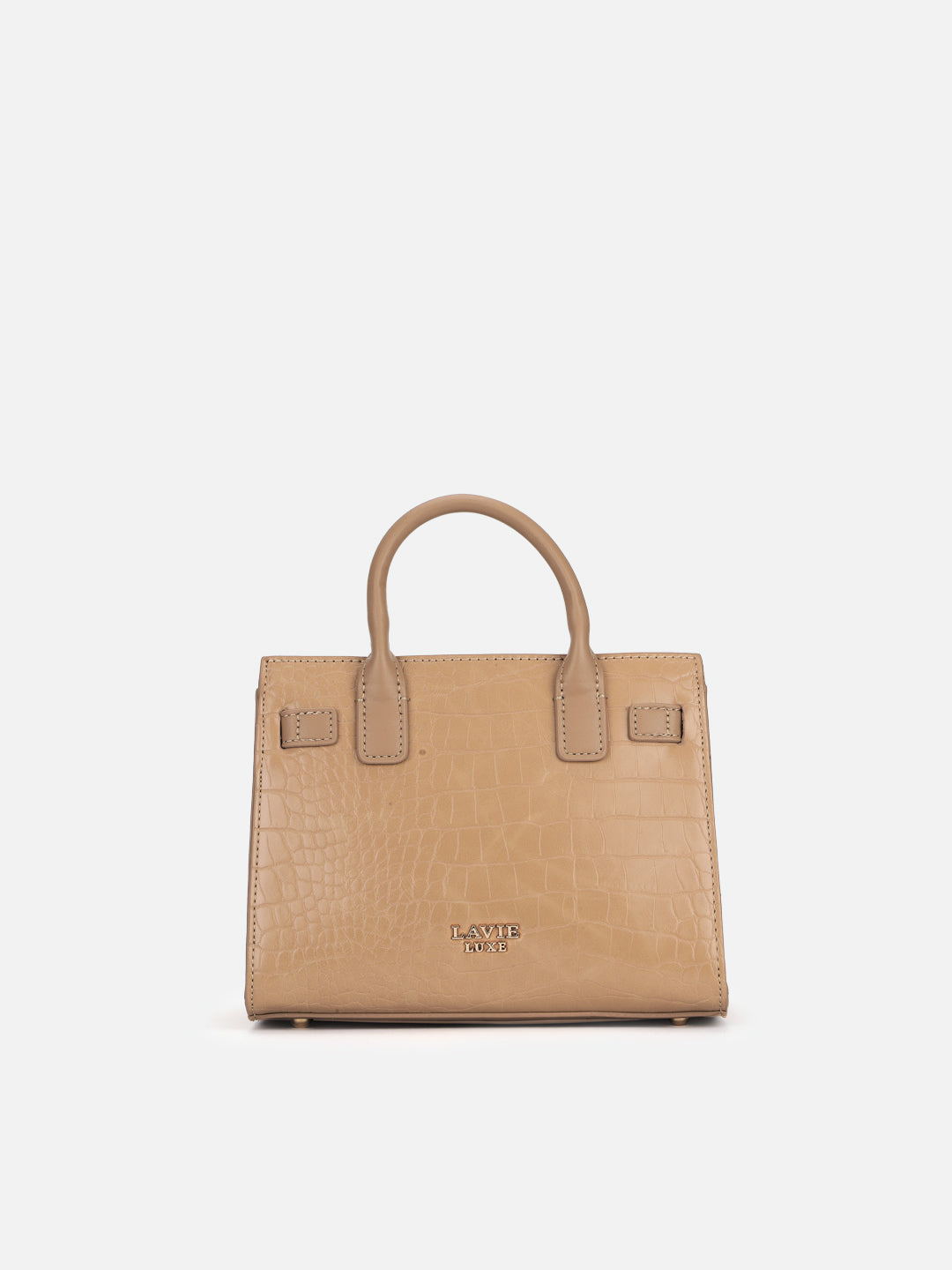Strap 3 Compartment Small Satchel Bag