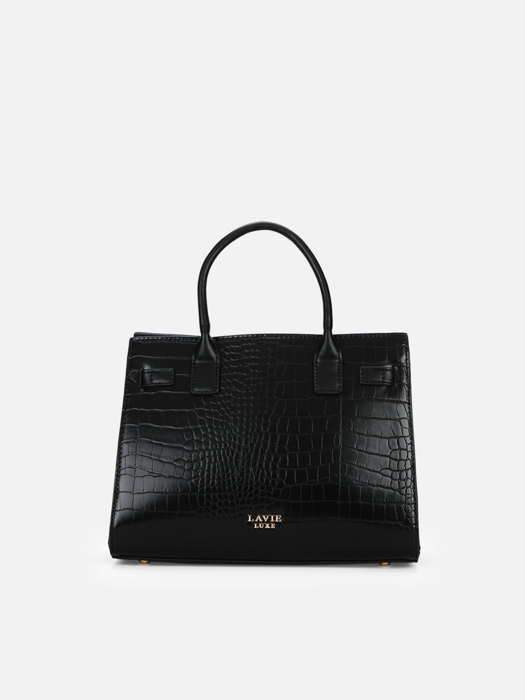 Strap 3 Compartment Medium Satchel Bag