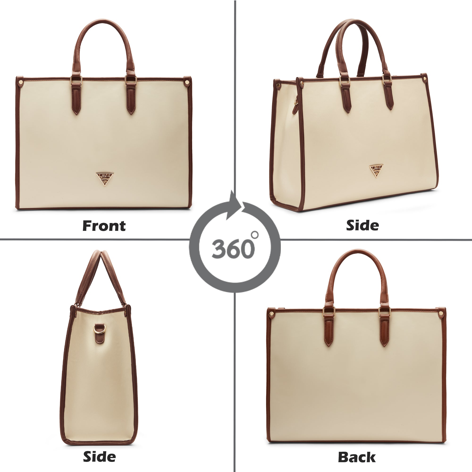 Lavie Signature Madisson Large Off White Womens Box Tote