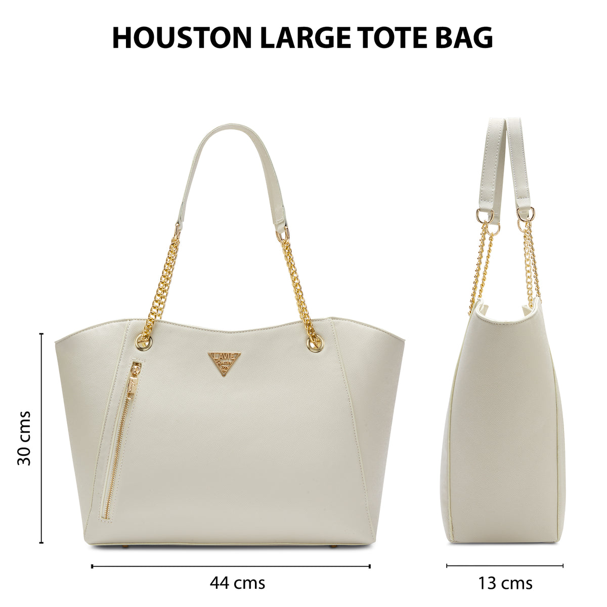 Lavie Signature Houston Large Off White Womens Tote